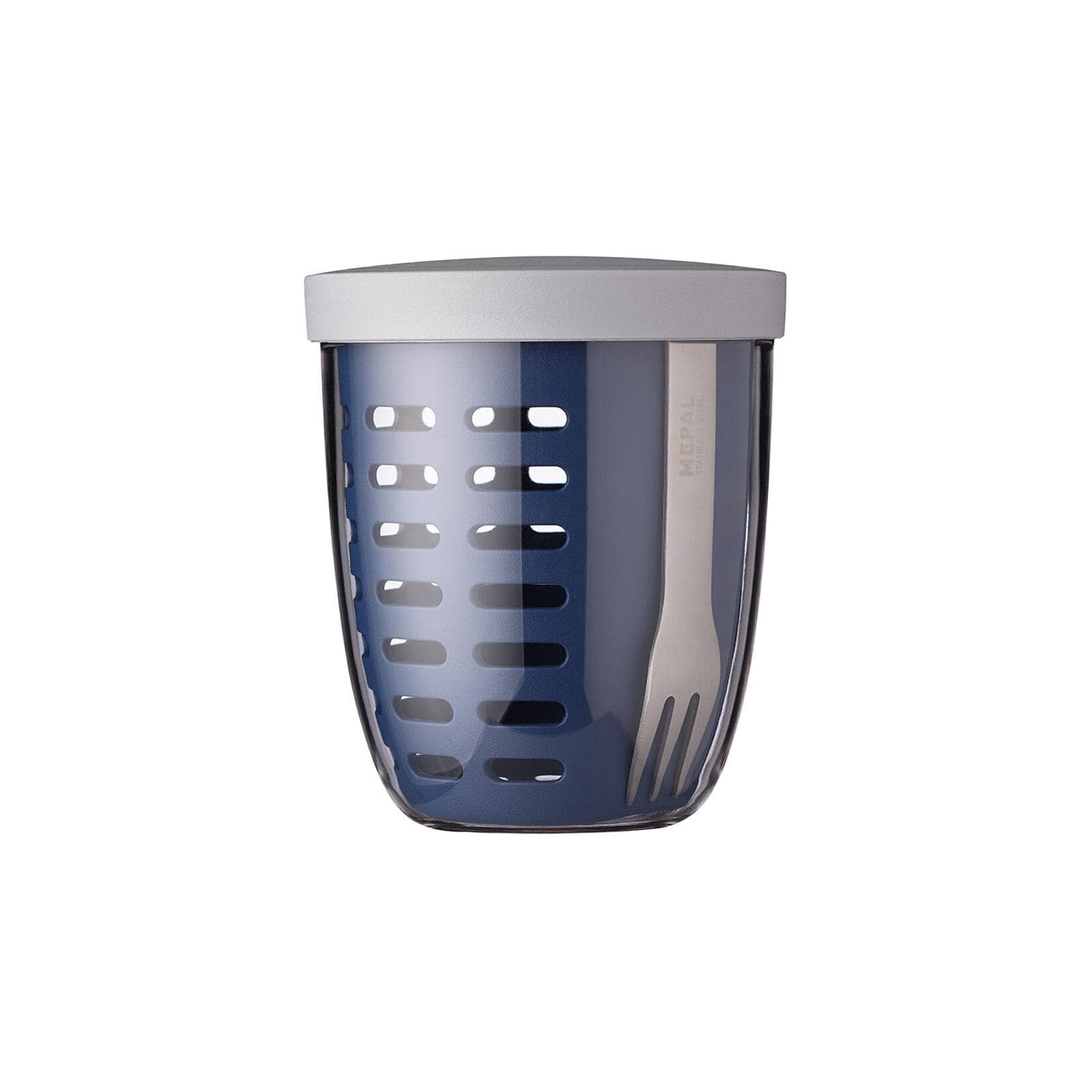 Mepal Fruitpot Ellipse 600 ml Lunchbox Blau Nordic Denim