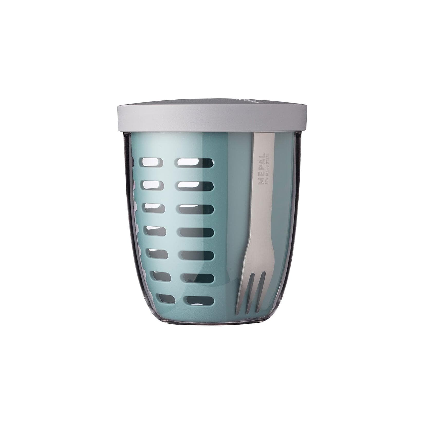 Mepal Fruitpot Ellipse 600 ml Lunchbox Grün Nordic Green