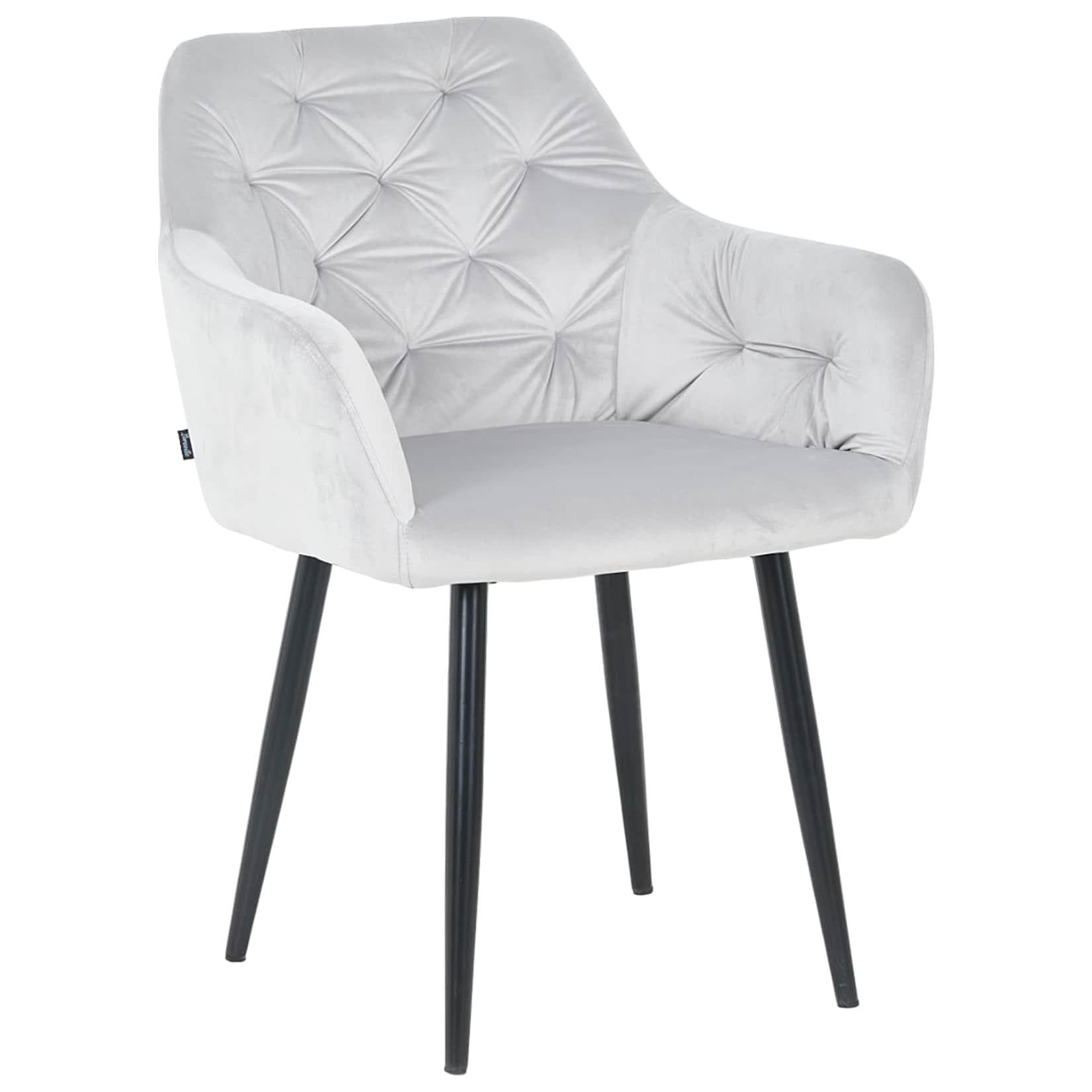 CLP Esszimmerstuhl Stanley: Samtpolsterung & Metallgestell