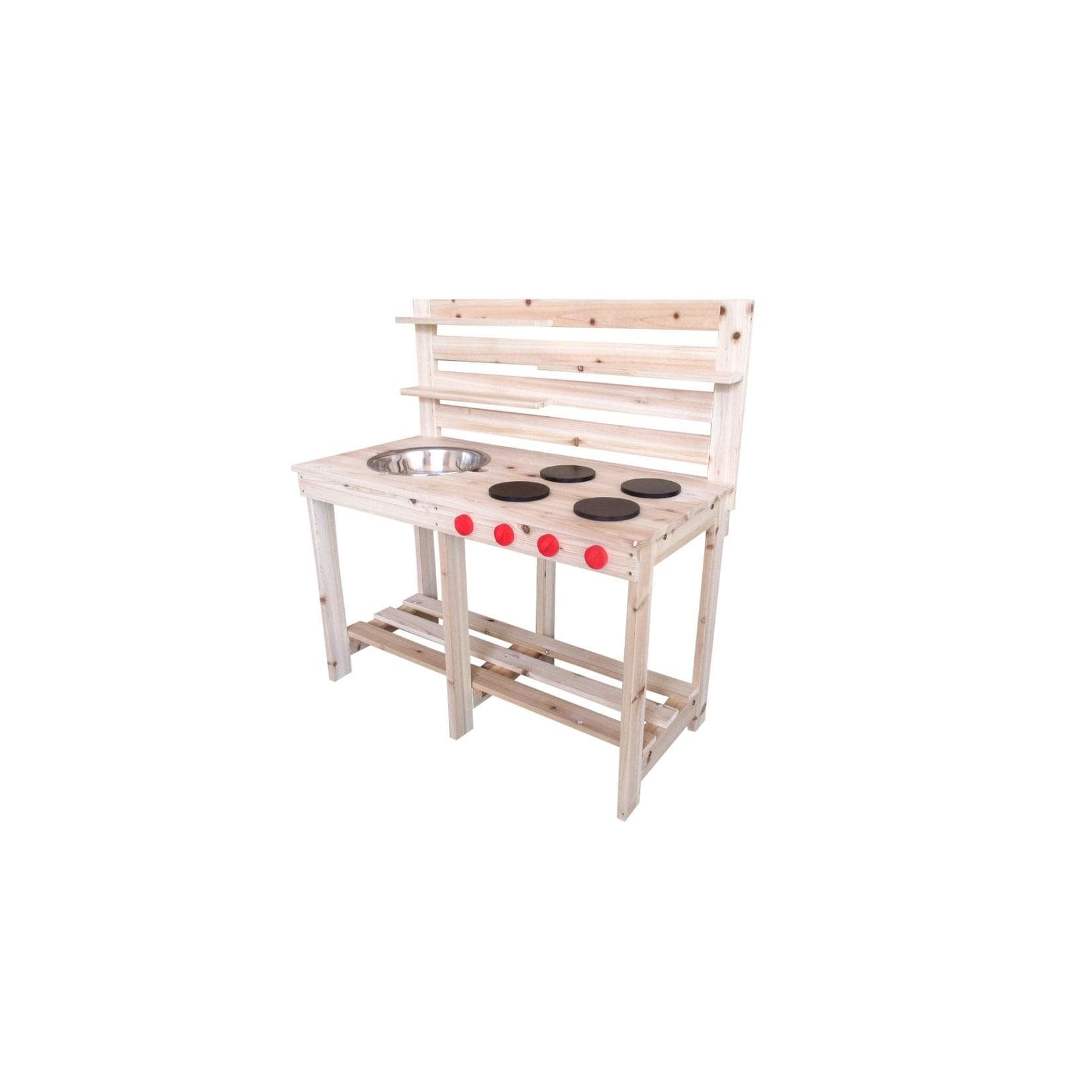 Coemo Matschküche Outdoor-Küche für Kinder aus Massivholz