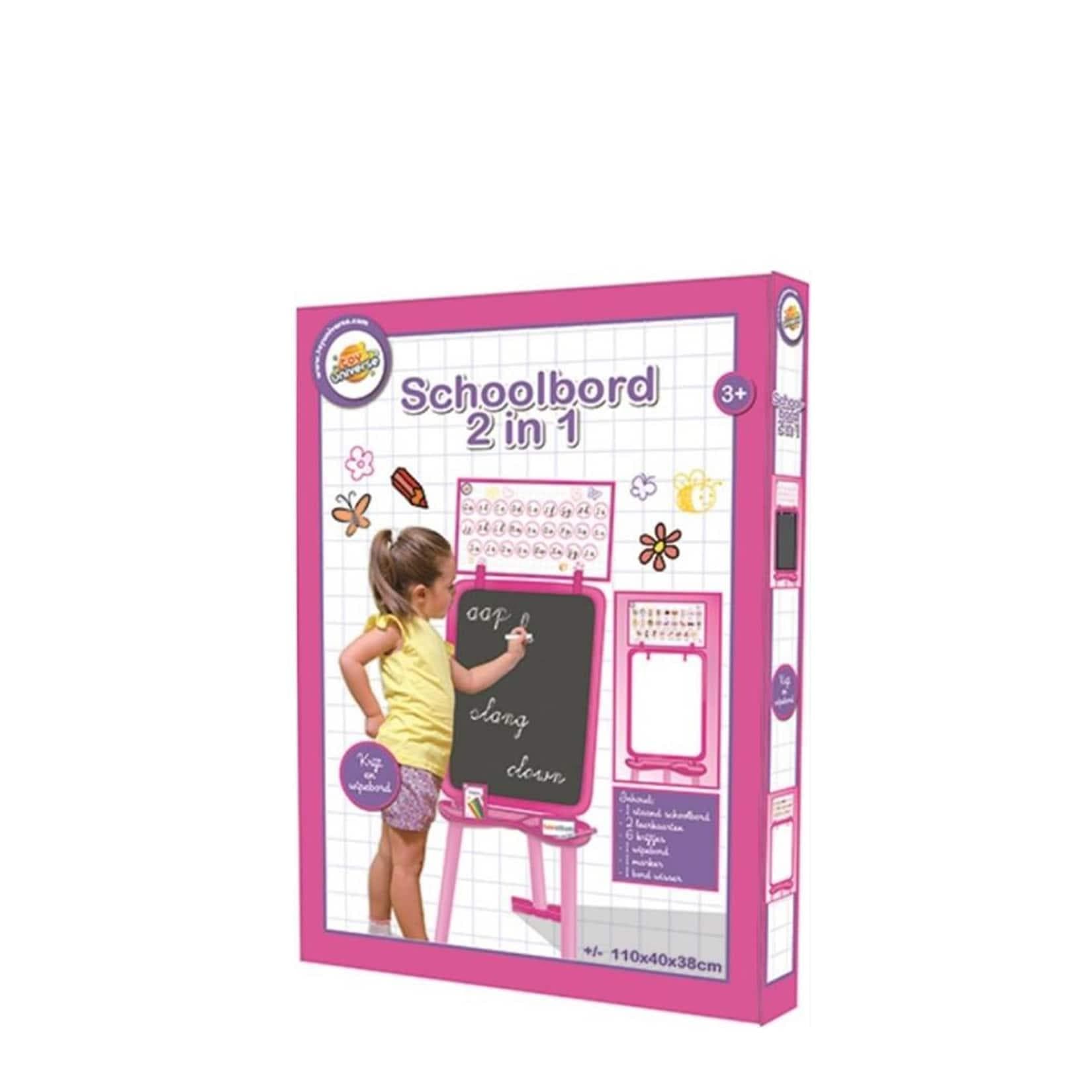 HTI-Living Tafel Rosa Memoboard mit Kreide- und Whiteboard-Fläche
