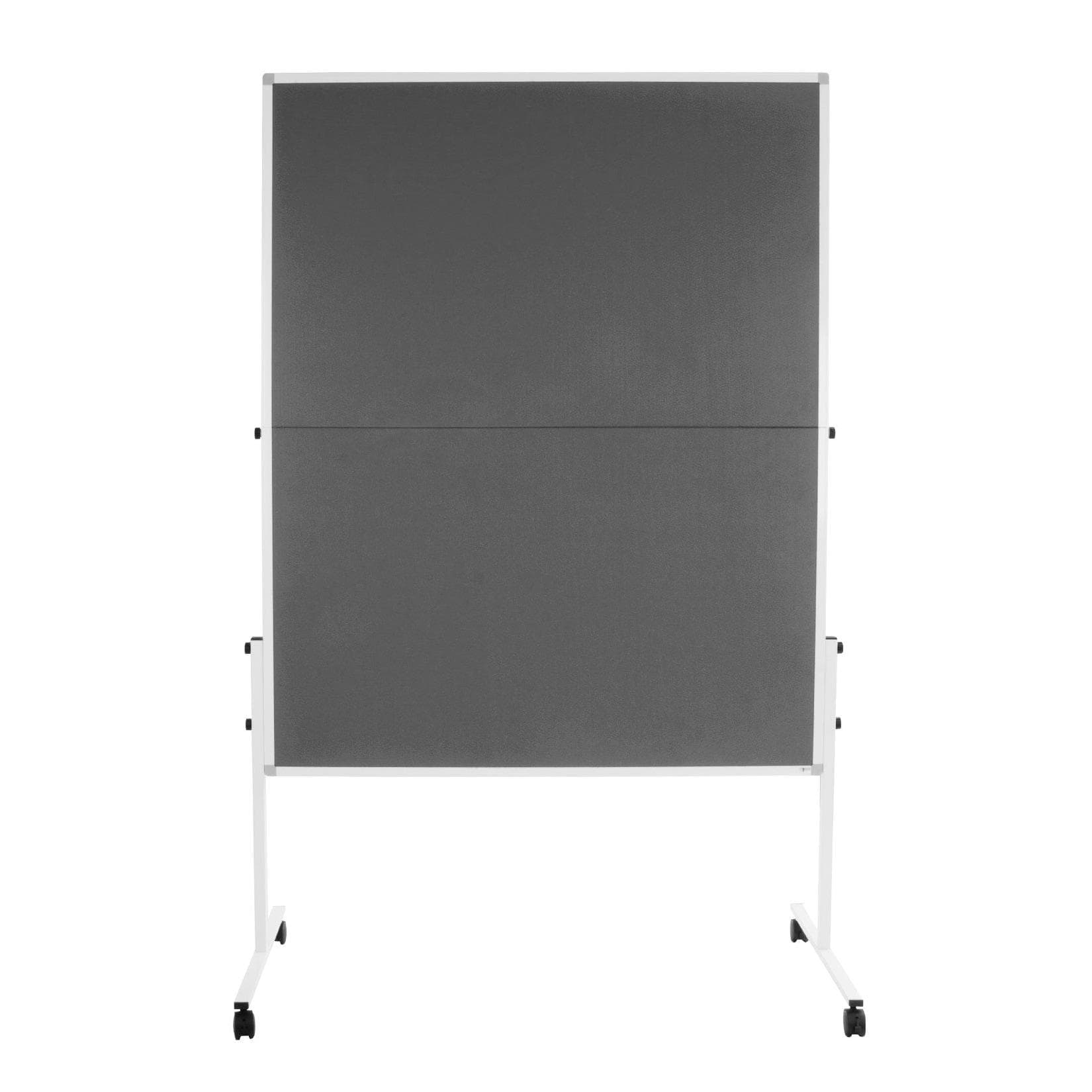 Office Marshal Moderationstafel Grau Doppelseitig Klappbar Mit Rollen