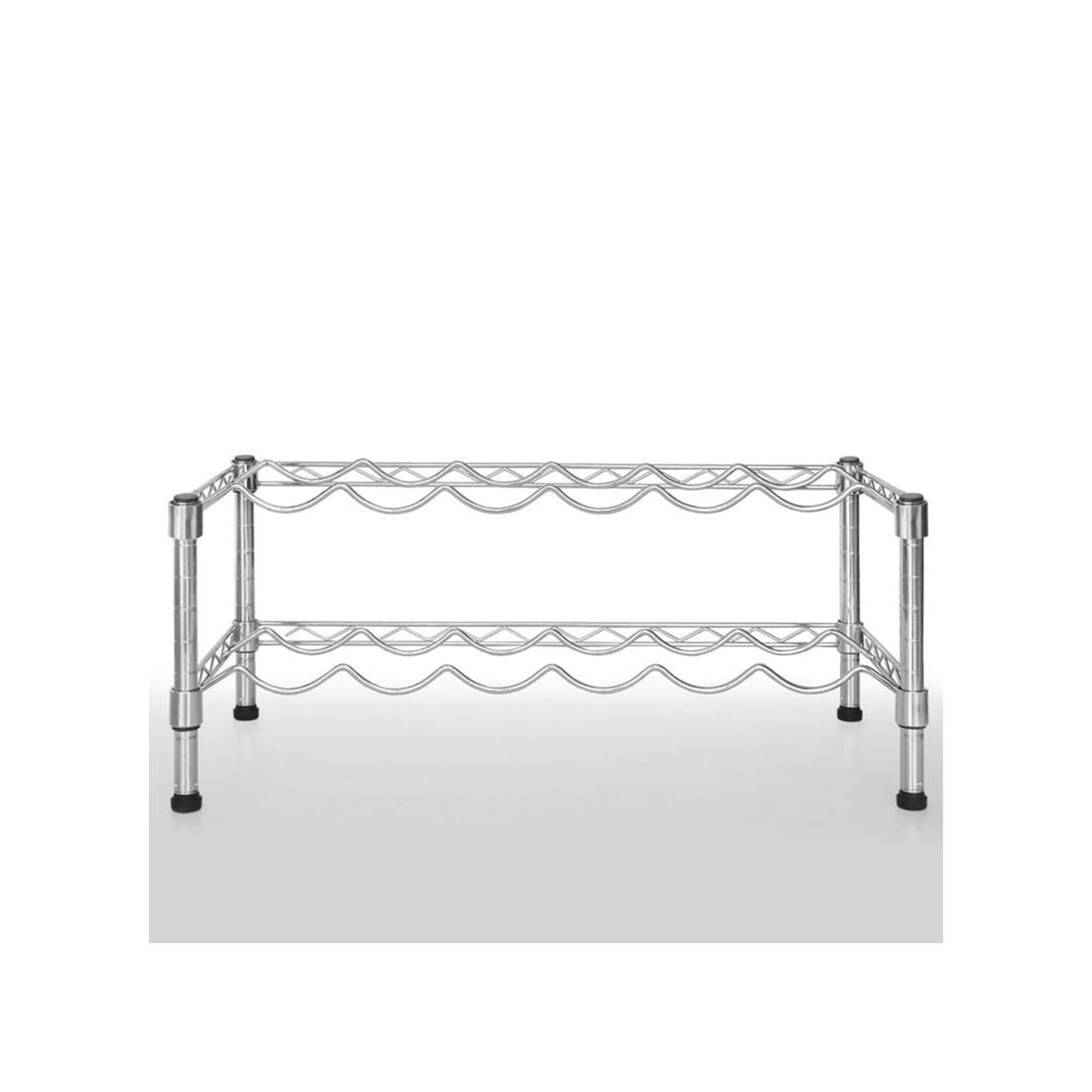 casa pura Weinregal Verchromt Metallgestell