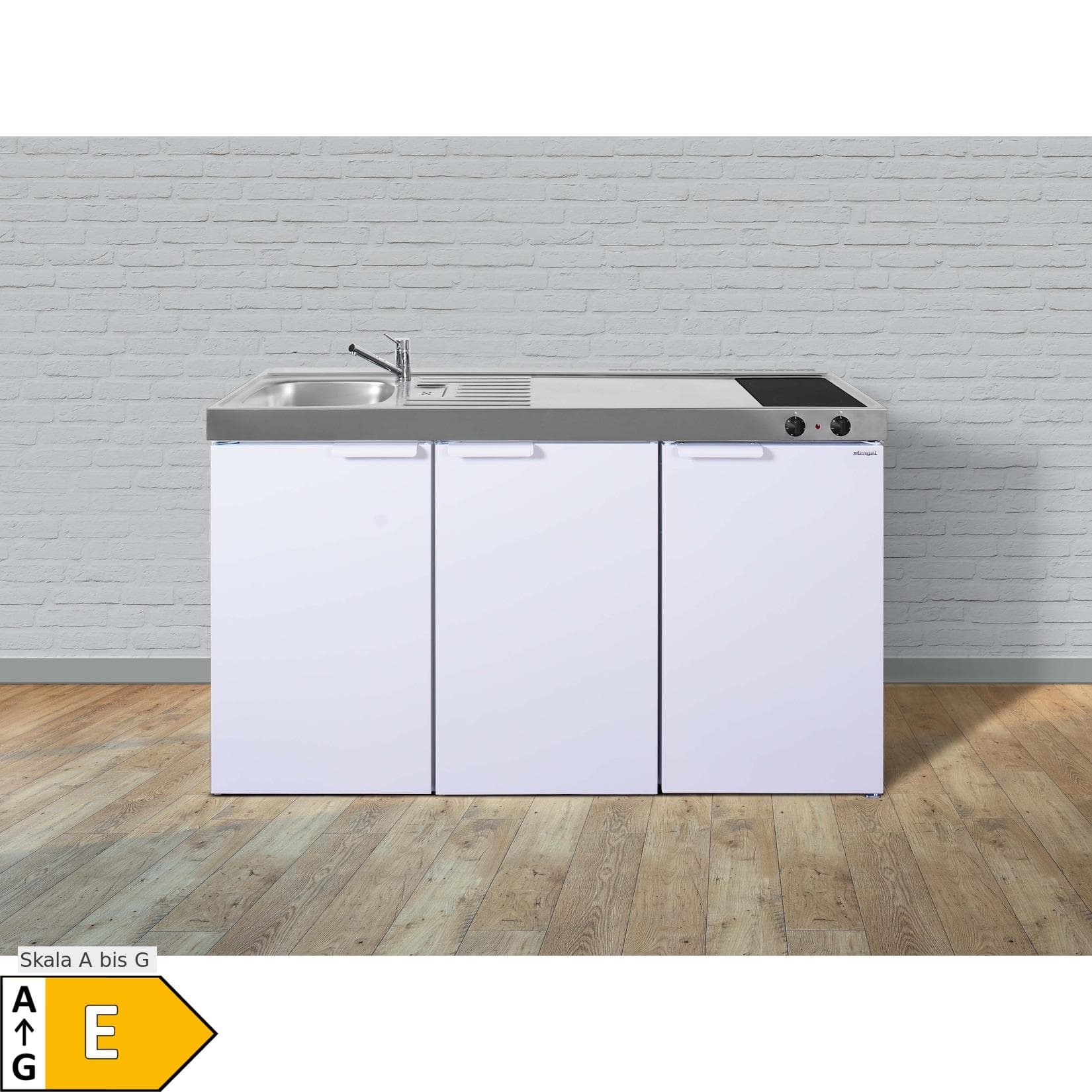 Stengel Küchen Kitchenline MK 150 Glaskeramikkochfeld Weiß