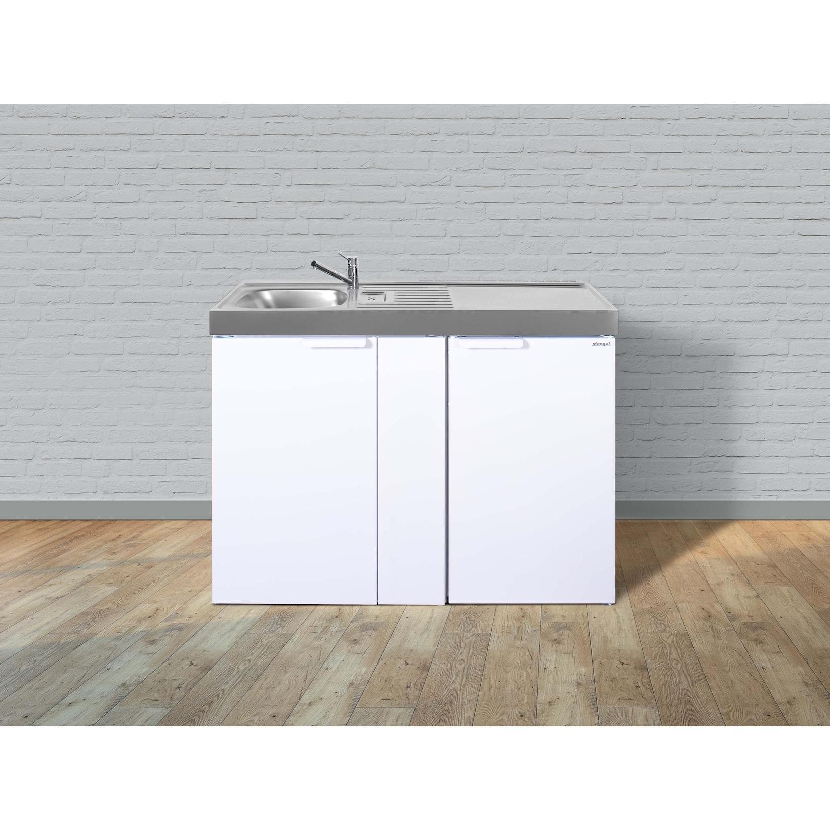Stengel Küchen Kitchenline MK 120 Mini-Metall-Küche Weiß