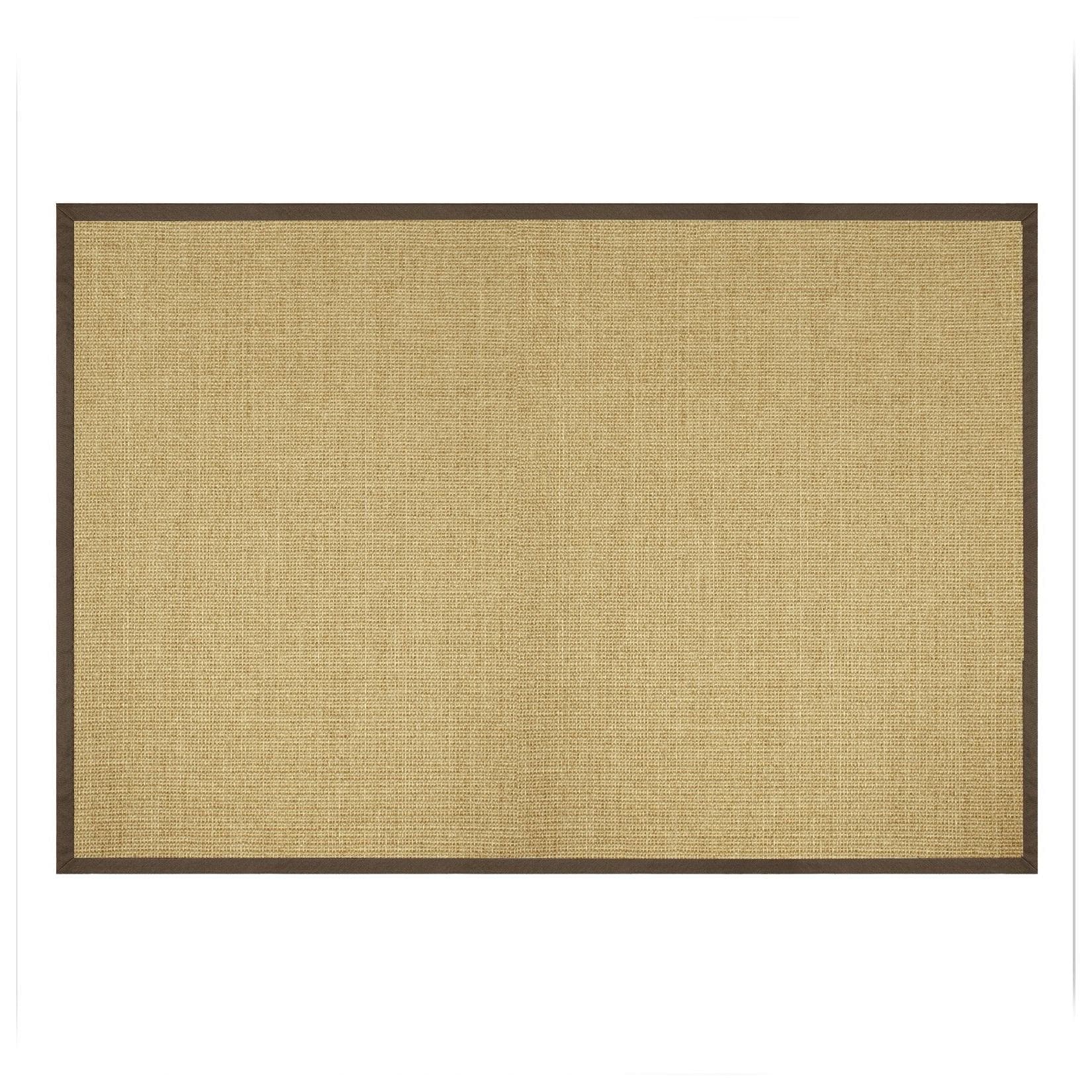 Karat Sisal-Teppich Amazonas Natur Bordüre Sahara Cappuchino