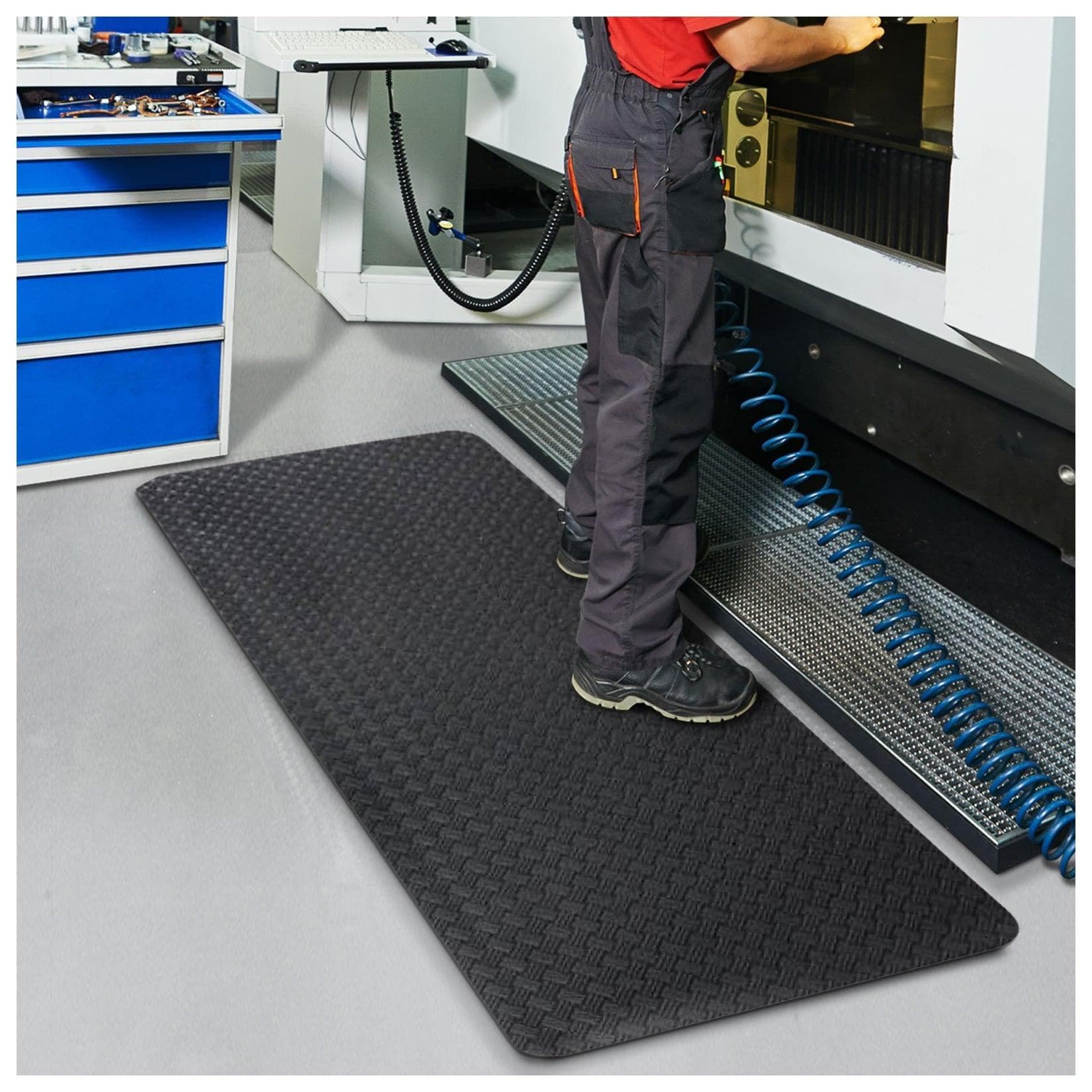 ETM Anti-Ermüdungsmatte HeavyDuty TireTuff Schwarz