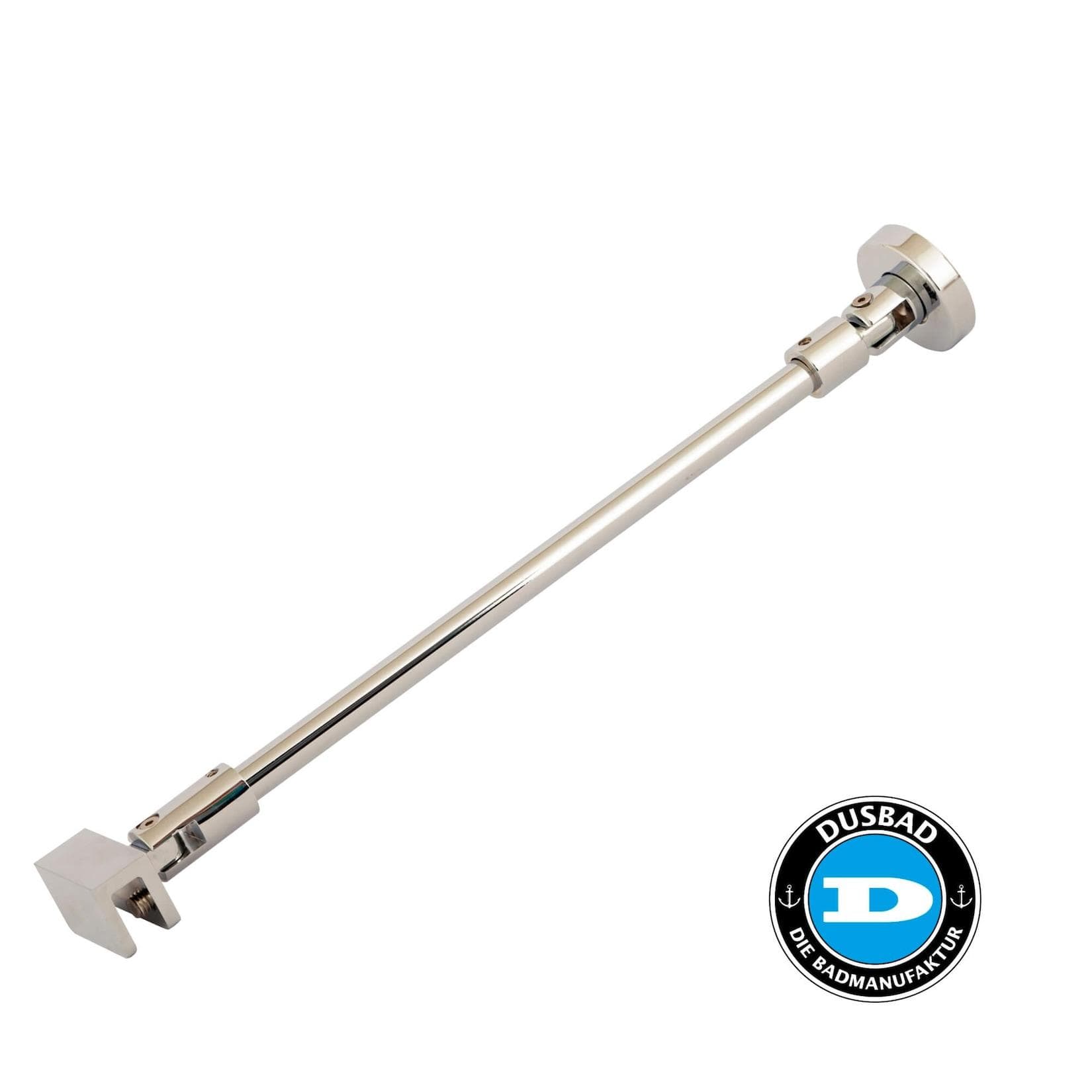 Dusbad Wandanschluss-Set Stabilisator für Duschkabine Glas/Wand 300mm Chrom