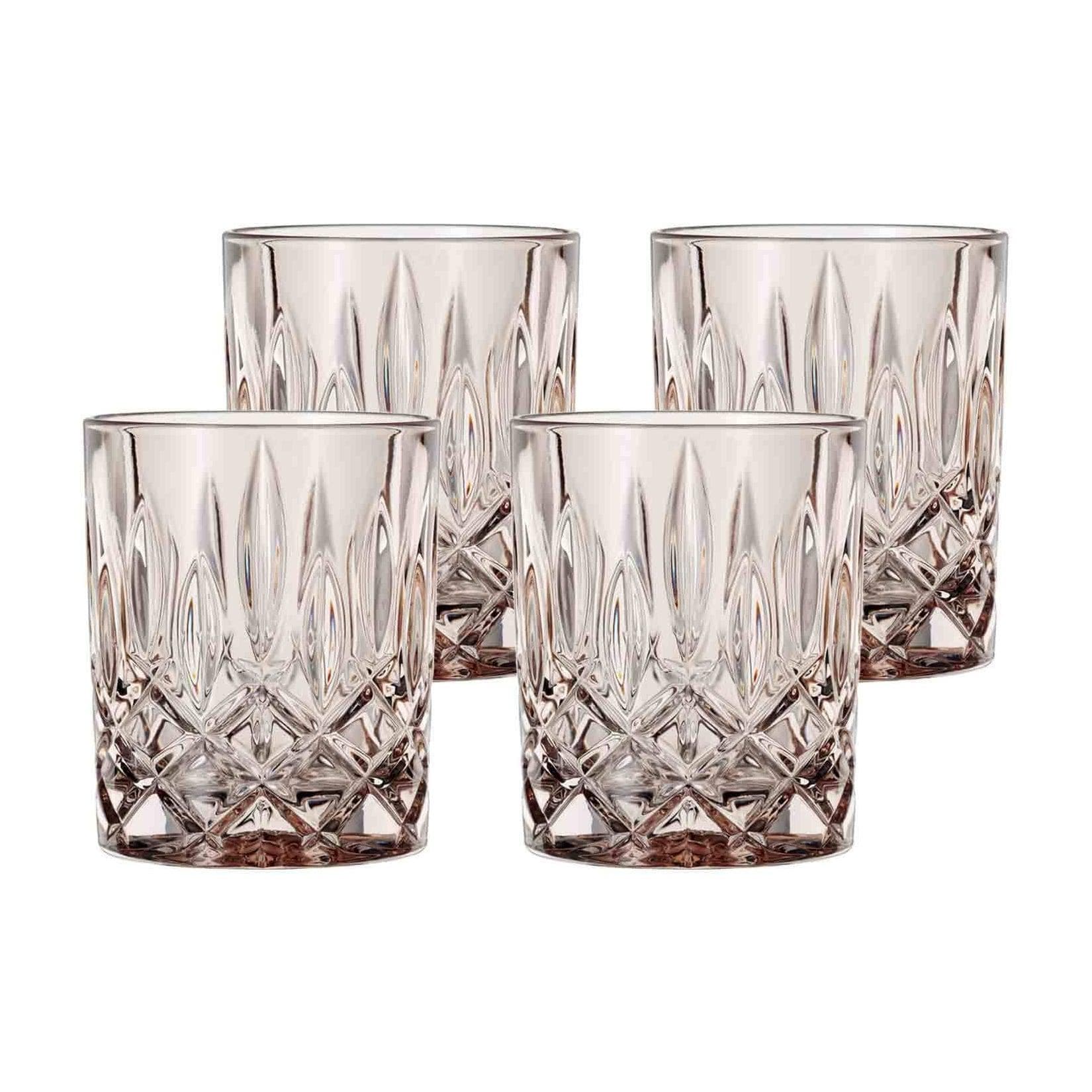 Nachtmann Whiskyglas Noblesse Fresh 4er Set Grau Taupe Glas