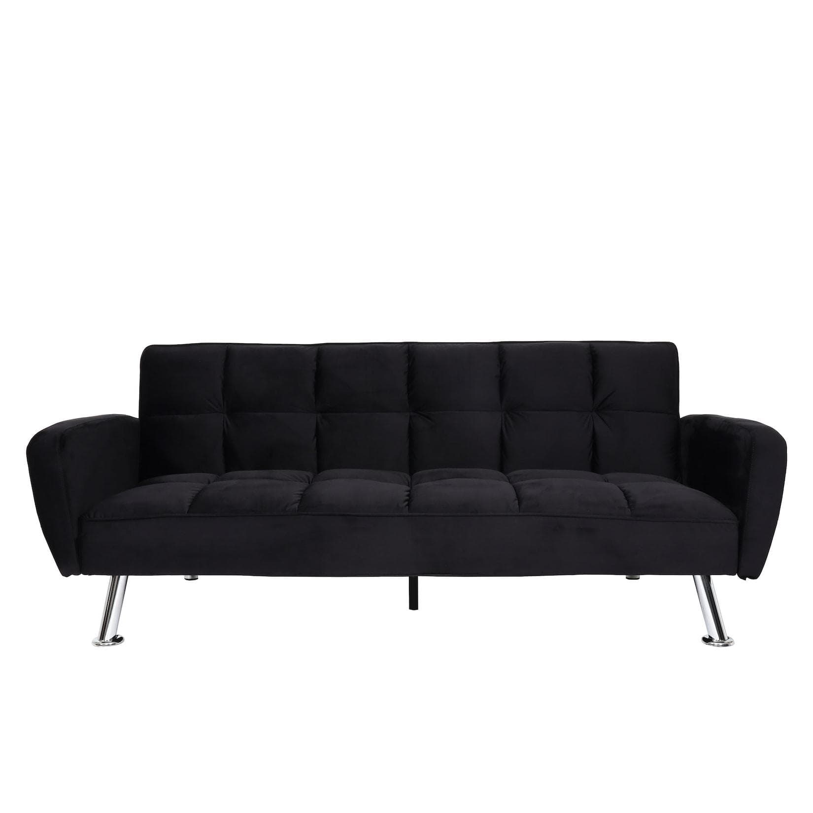 MCW Schlafsofa MCW-K19 Schwarz mit Schlaffunktion und verstellbarer Lehne
