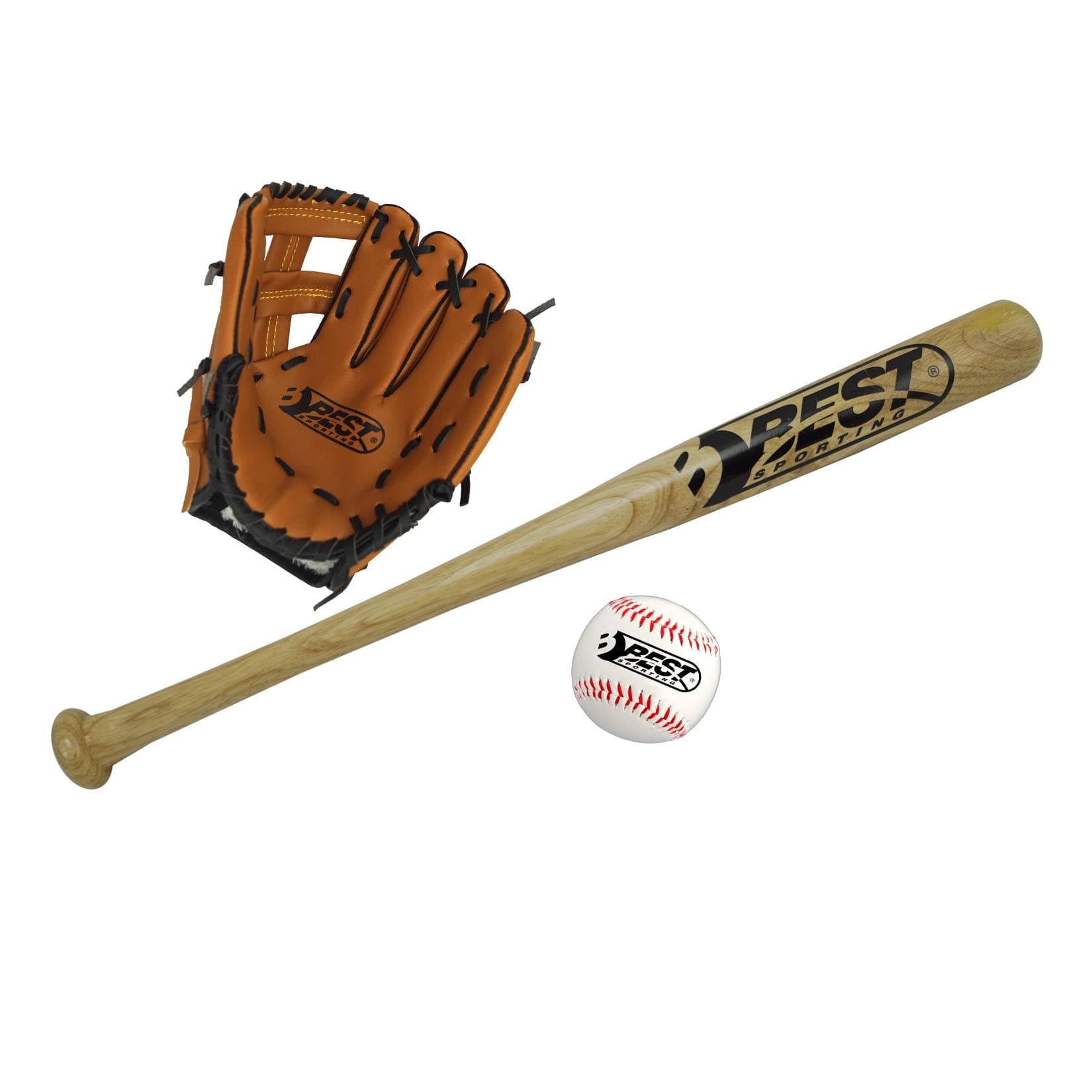 Best Sporting Baseball Set für Kinder - Schläger, Handschuh, Ball + Tasche
