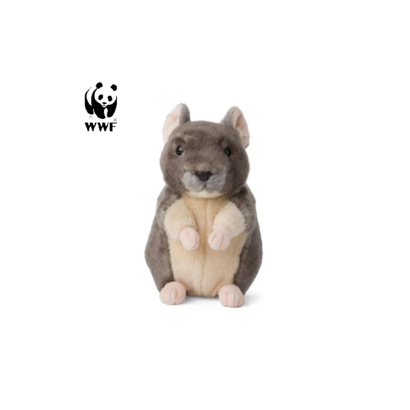 WWF Plüschtier Chinchilla (17cm) lebensecht Kuscheltier