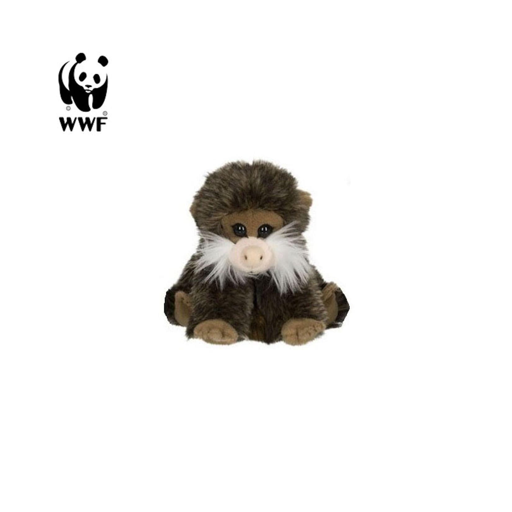 WWF Plüschtier Bartäffchen 15cm lebensecht Kuscheltier