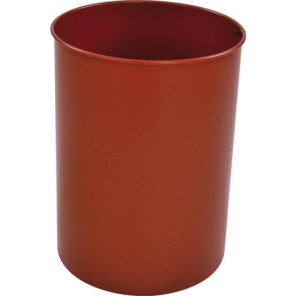 V-Part Runder Papierkorb Metall 30 Liter Rot