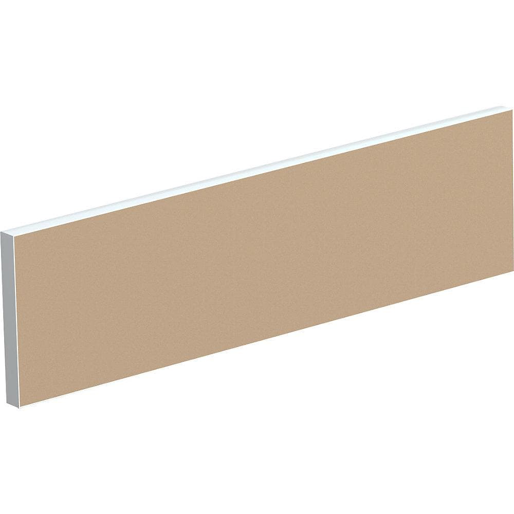 easyDesk Tischtrennwand Teamschreibtisch Aluminium Sand