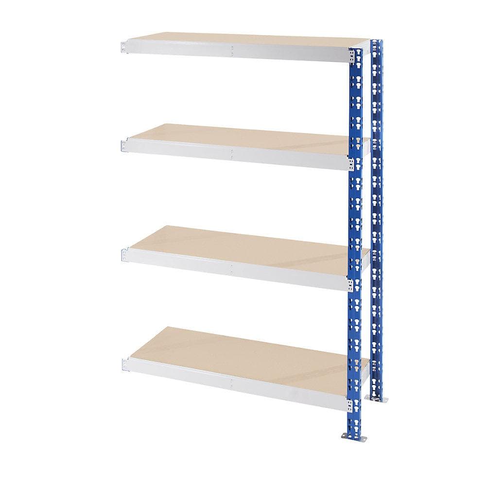eurokraft basic Universal-Steckregal Stahl Spanplattenböden