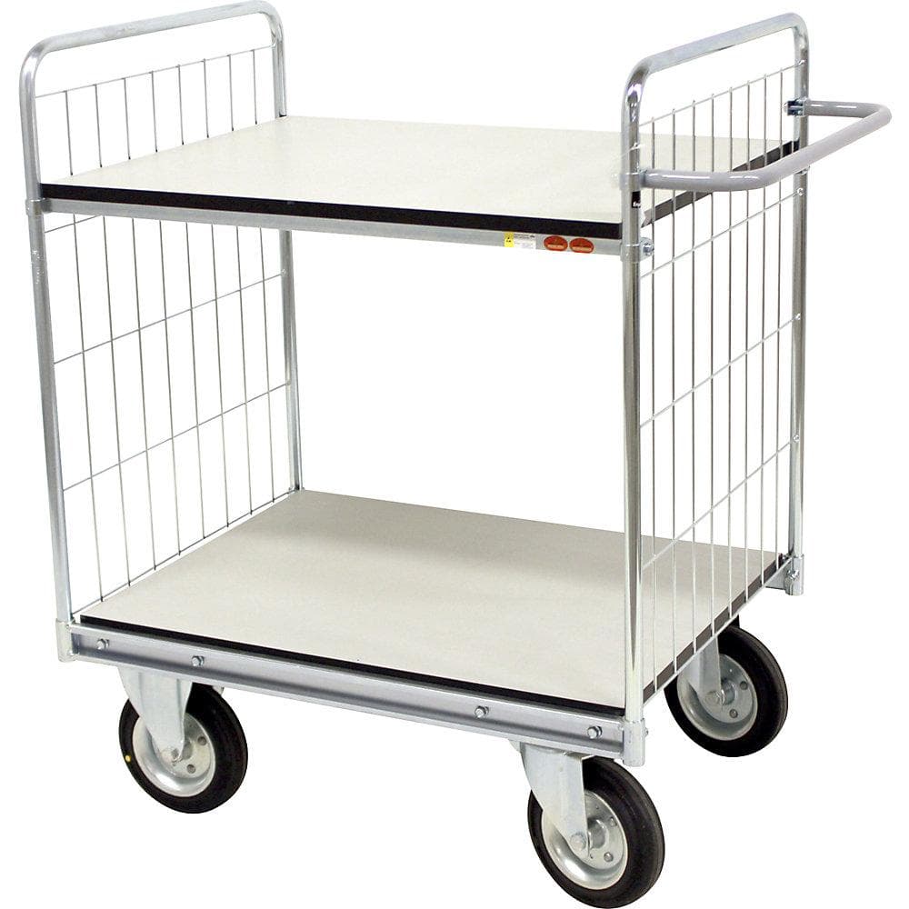 HelgeNyberg ESD-Etagenwagen SERIE 300 Grau 2 Etagen