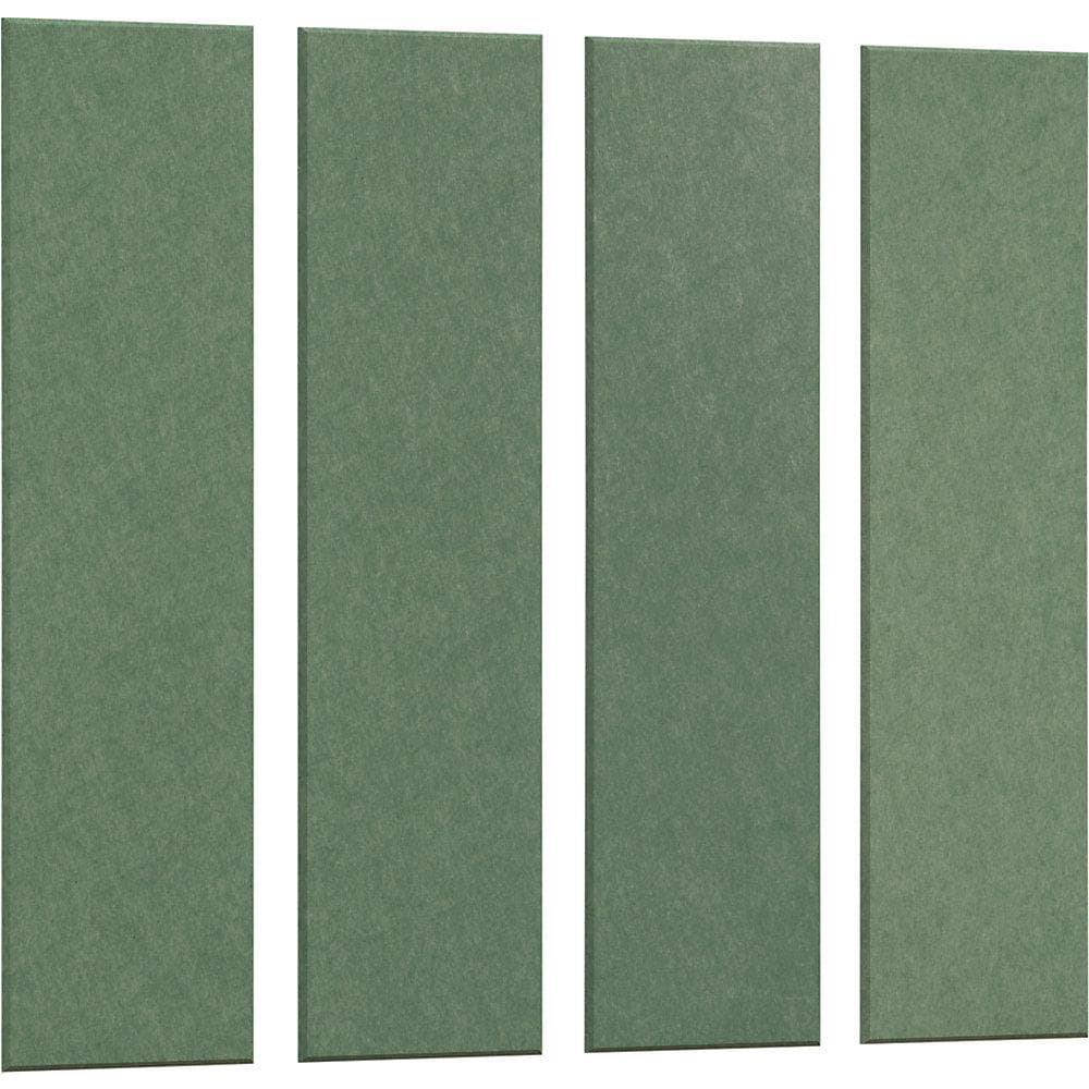 eurokraft Akustik-Wandplatte 1200x300mm PET-Filz Blau 4er Pack