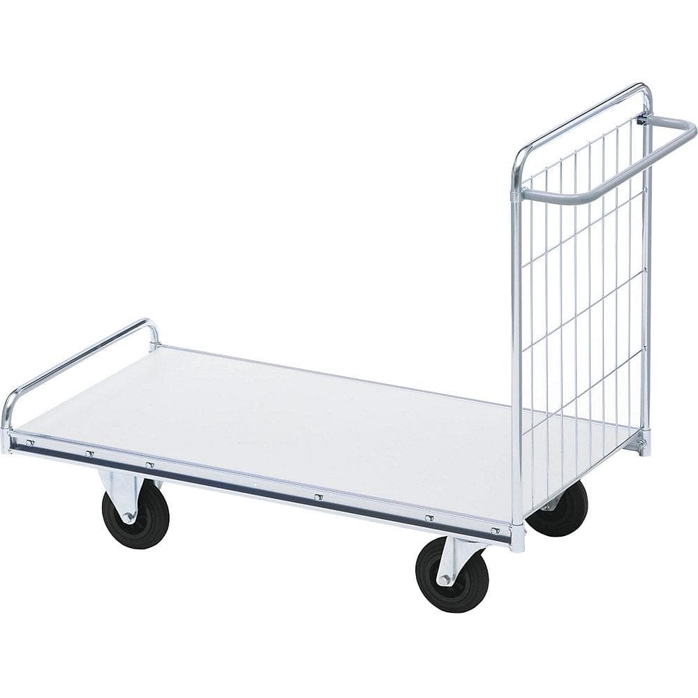 HelgeNyberg Plattformwagen SERIE 300, 300 kg Tragfähigkeit, Stahl, Grau