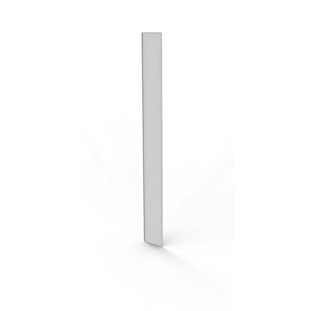 Kaiserkraft Seitenendwand Grau 2600x300 mm für Aktenregal