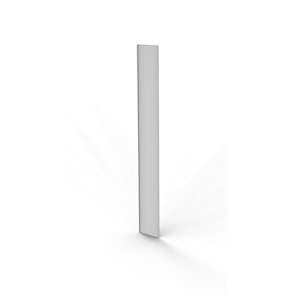 Kaiserkraft Seitenendwand lichtgrau für Steckregal 2250 mm