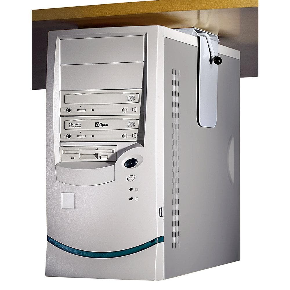 Twinco CPU-Halter Untermontage silber 40 kg Tragkraft