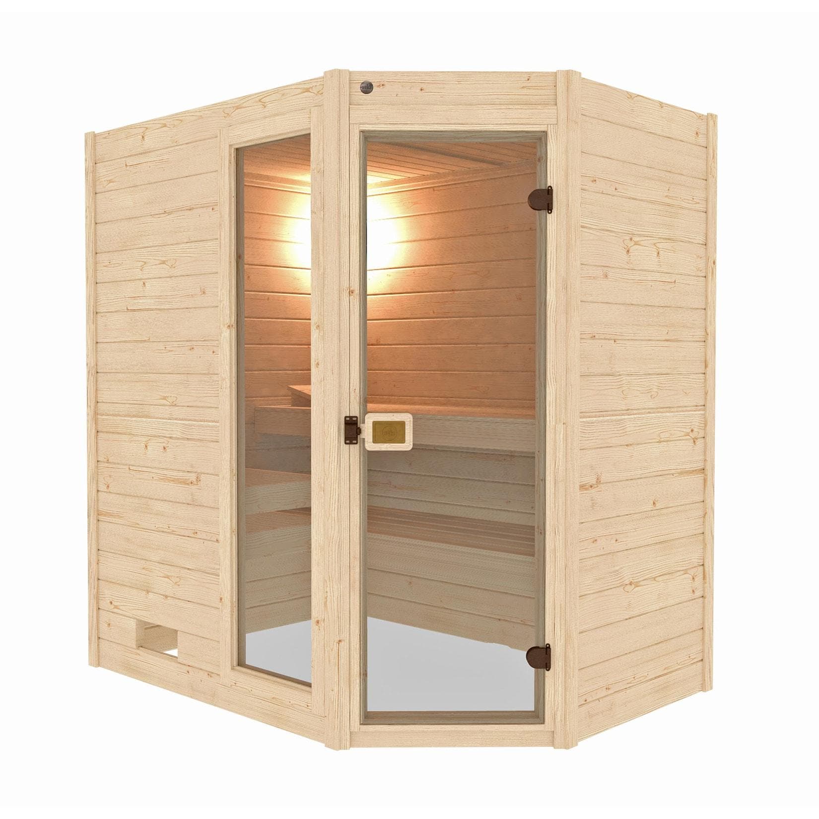 WEKA Sauna Valida 1 Ecksauna mit Ofen 5,4 kW