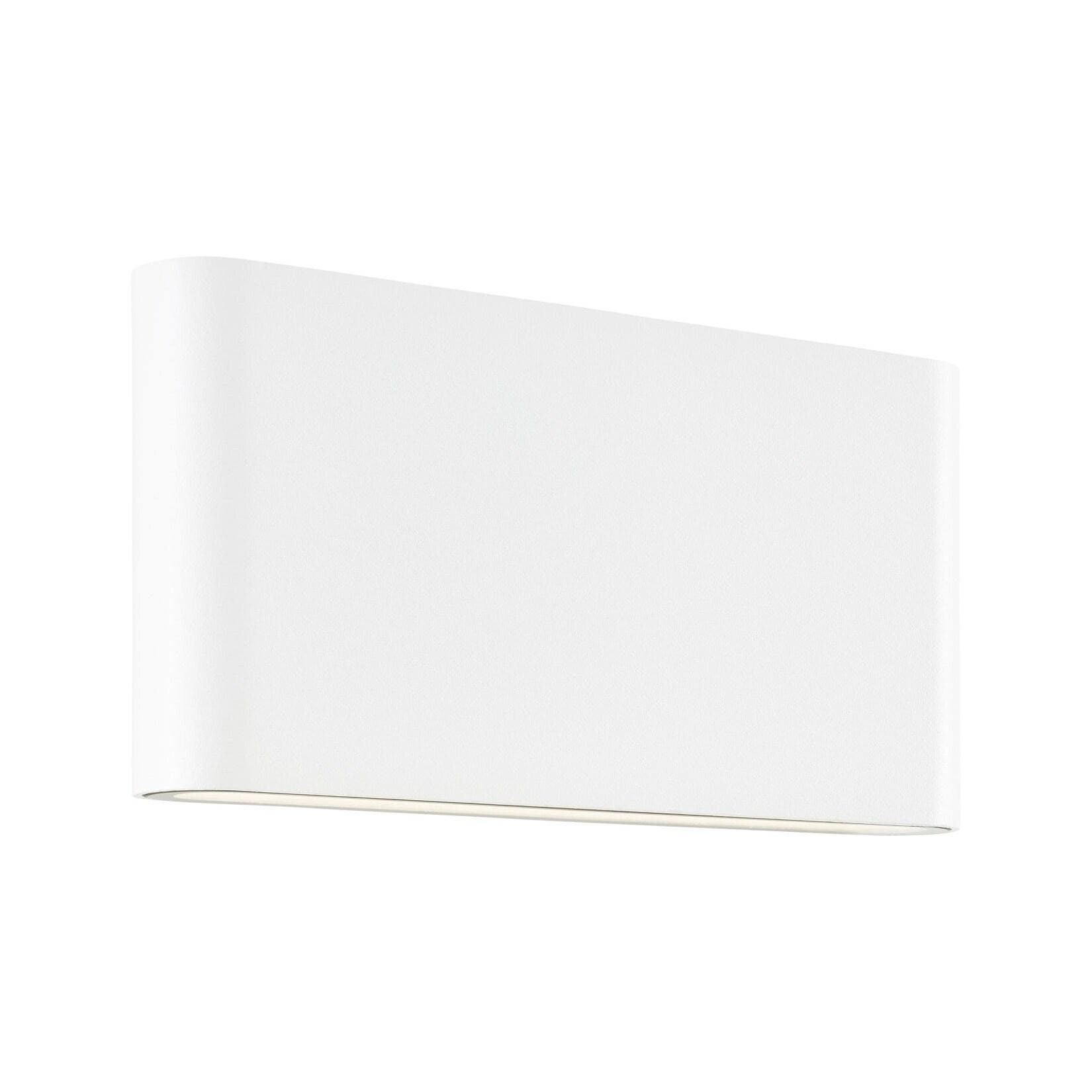 Brilliant Welbie LED Außenwandleuchte Weiß IP54 Up & Downlight