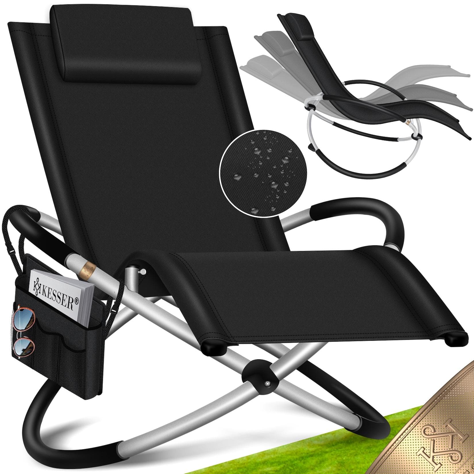 Relaxliege aus robustes Material für den Garten