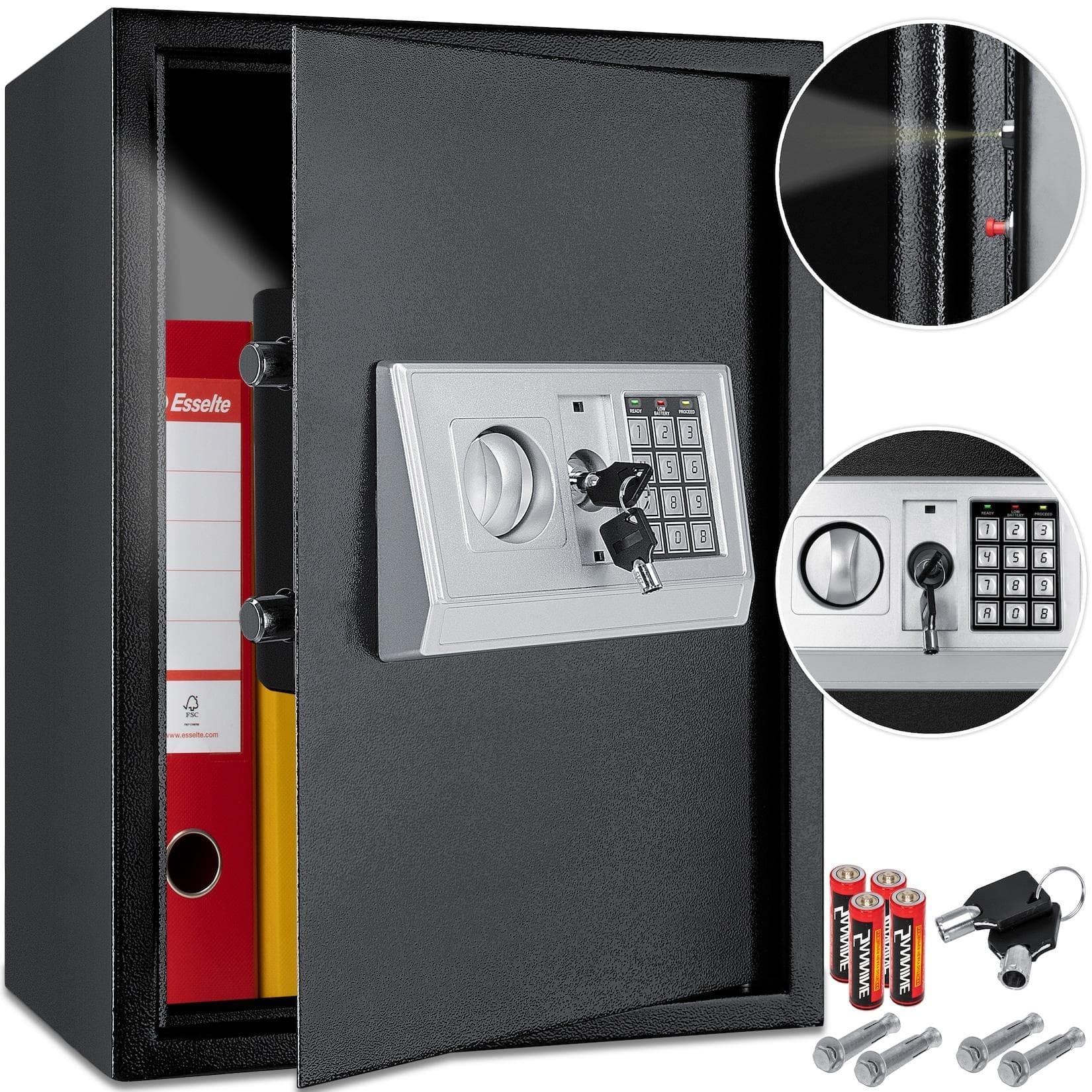 KESSER® Elektronischer Safe Tresor Geldschrank Wandtresor Wandsafe