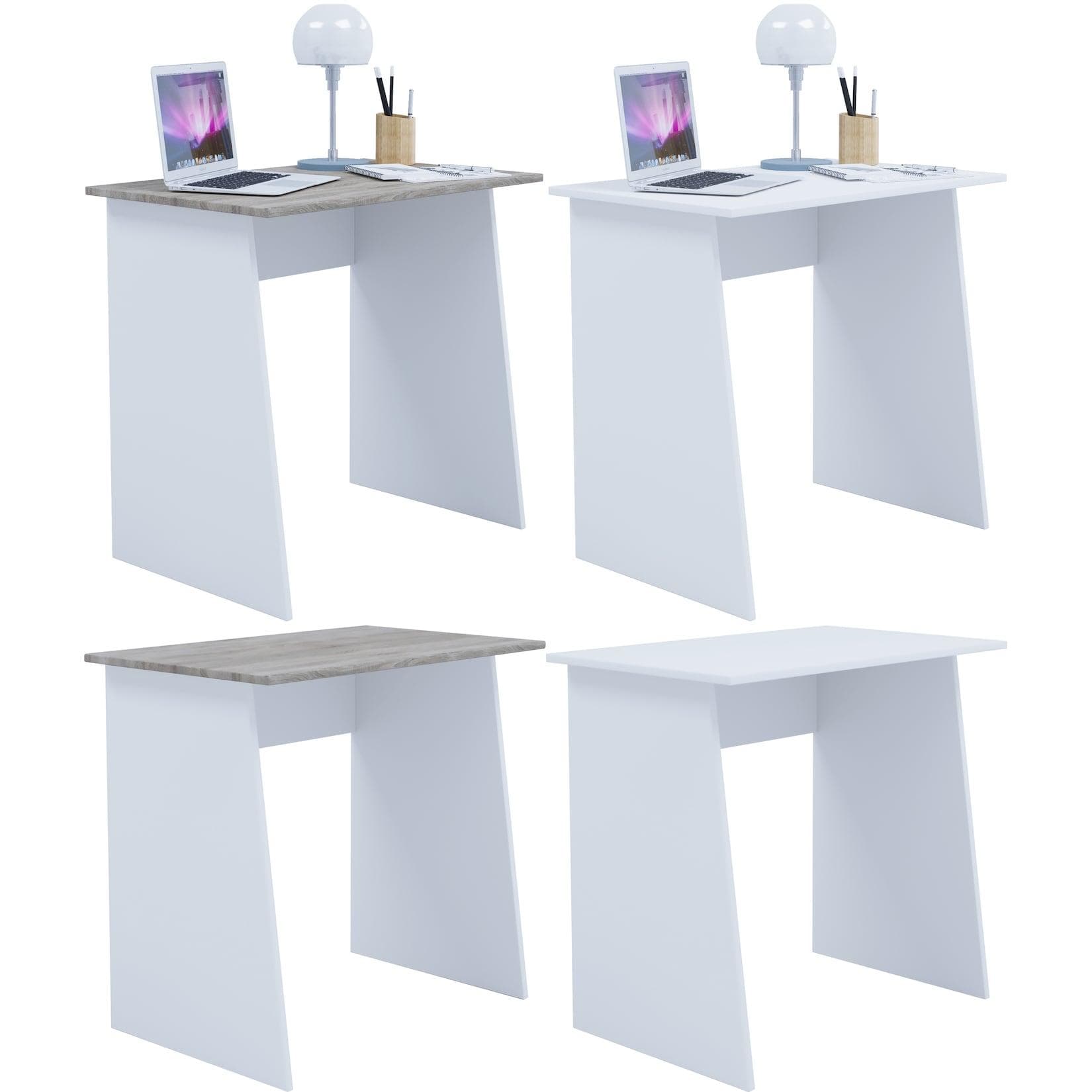 VCM Schreibtisch Masola Mini Weiß Holzstruktur-Nachbildung