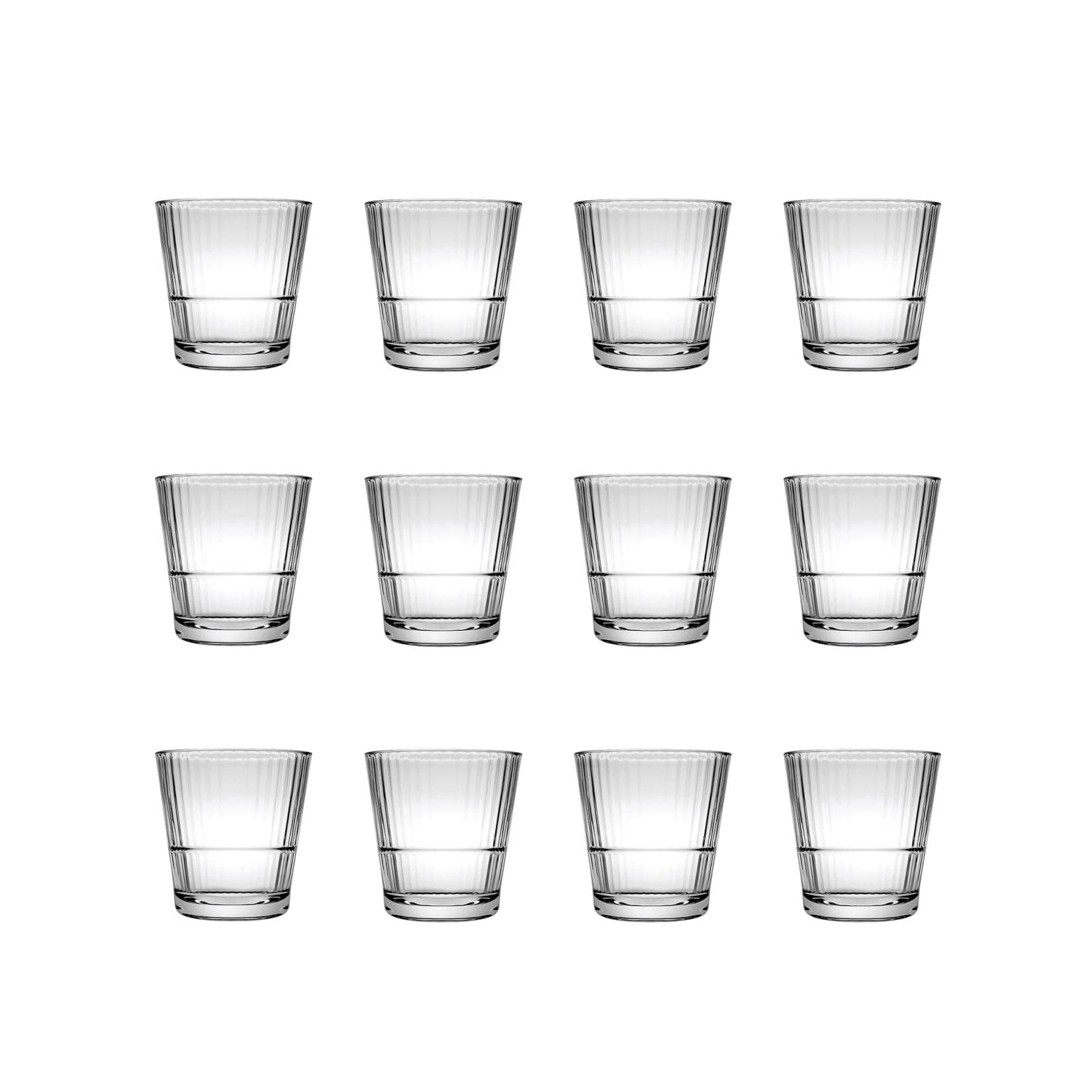 Cocktailgläser Whiskygläser 12er-Set Grande Sunray 390 ml Glas