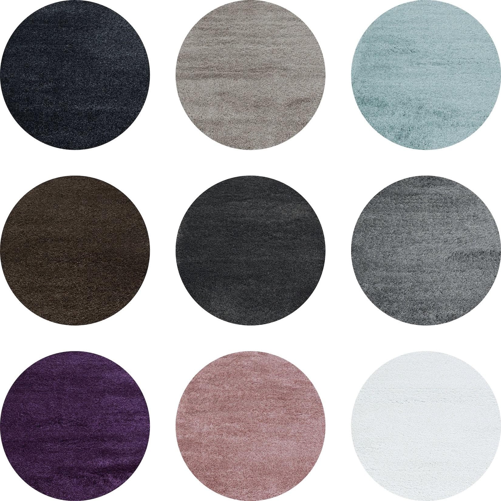 Homtex Hochflor-Teppich Rund