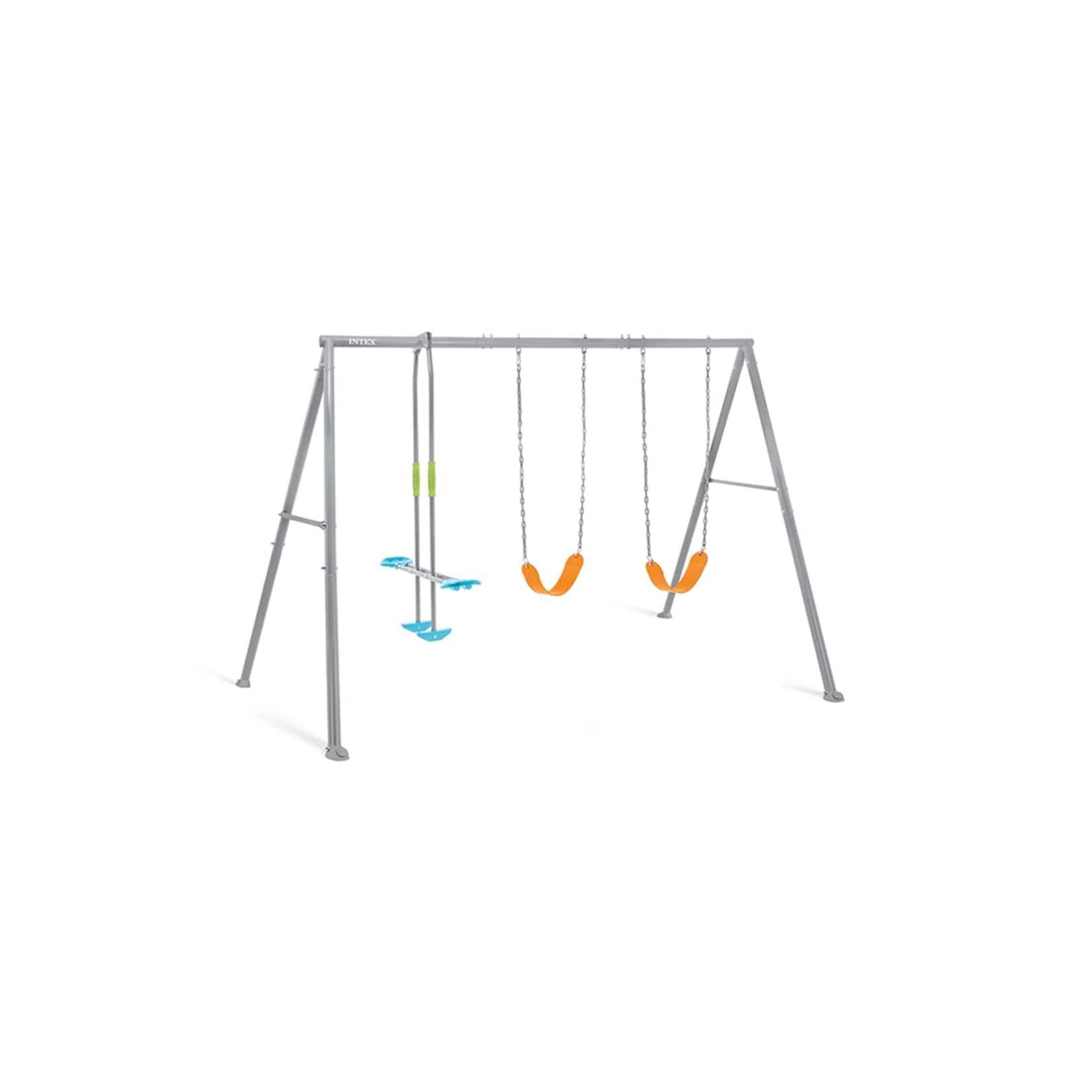INTEX 44123 - 3er Schaukel-Set (343x254x211cm) Stahlrahmen