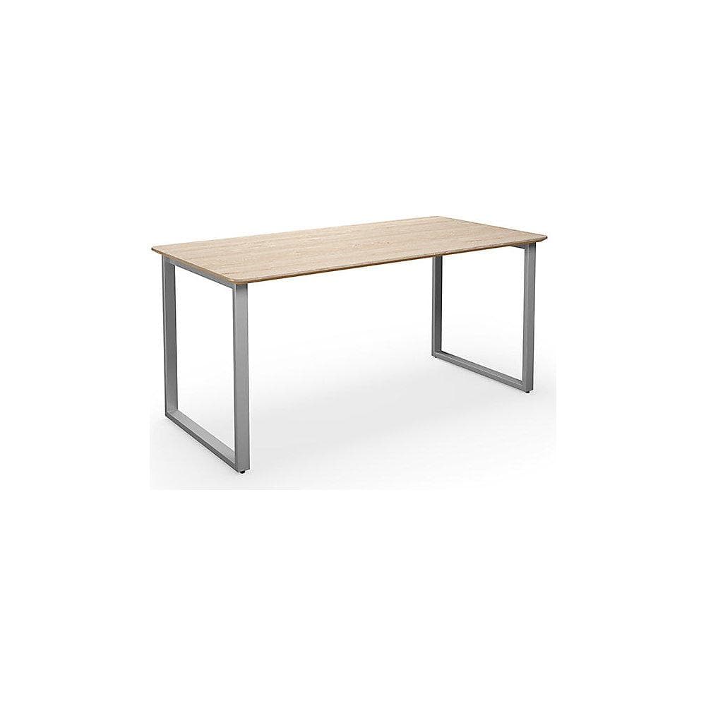 Kaiserkraft Mehrzwecktisch DUO-O Trend Eiche Silber