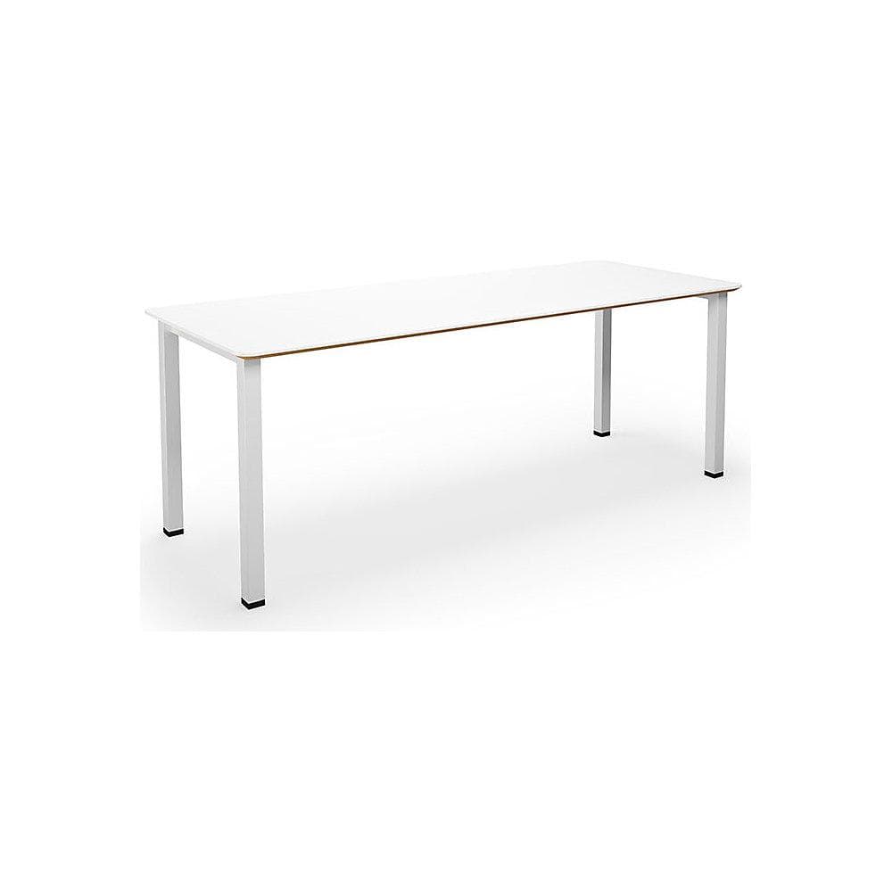 Kaiserkraft Mehrzwecktisch DUO-U Trend Weiß 180x80 cm