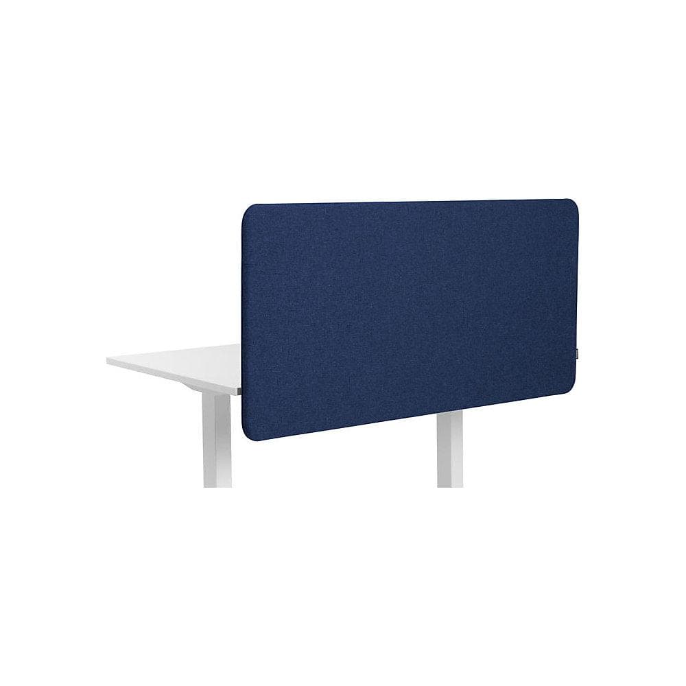 Kaiserkraft Akustik-Tischtrennwand Softline Salsa Blau