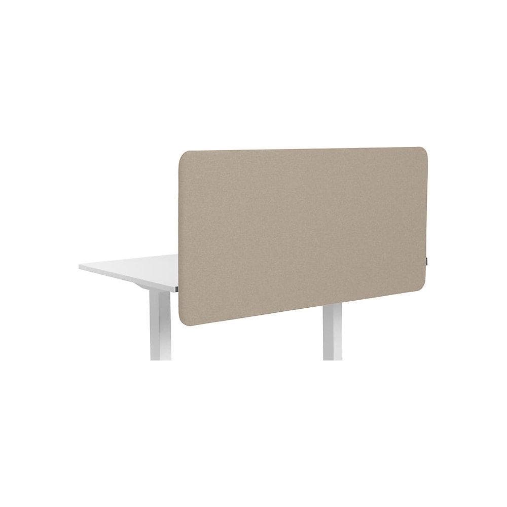 Kaiserkraft Akustik-Tischtrennwand Softline Salsa Beige