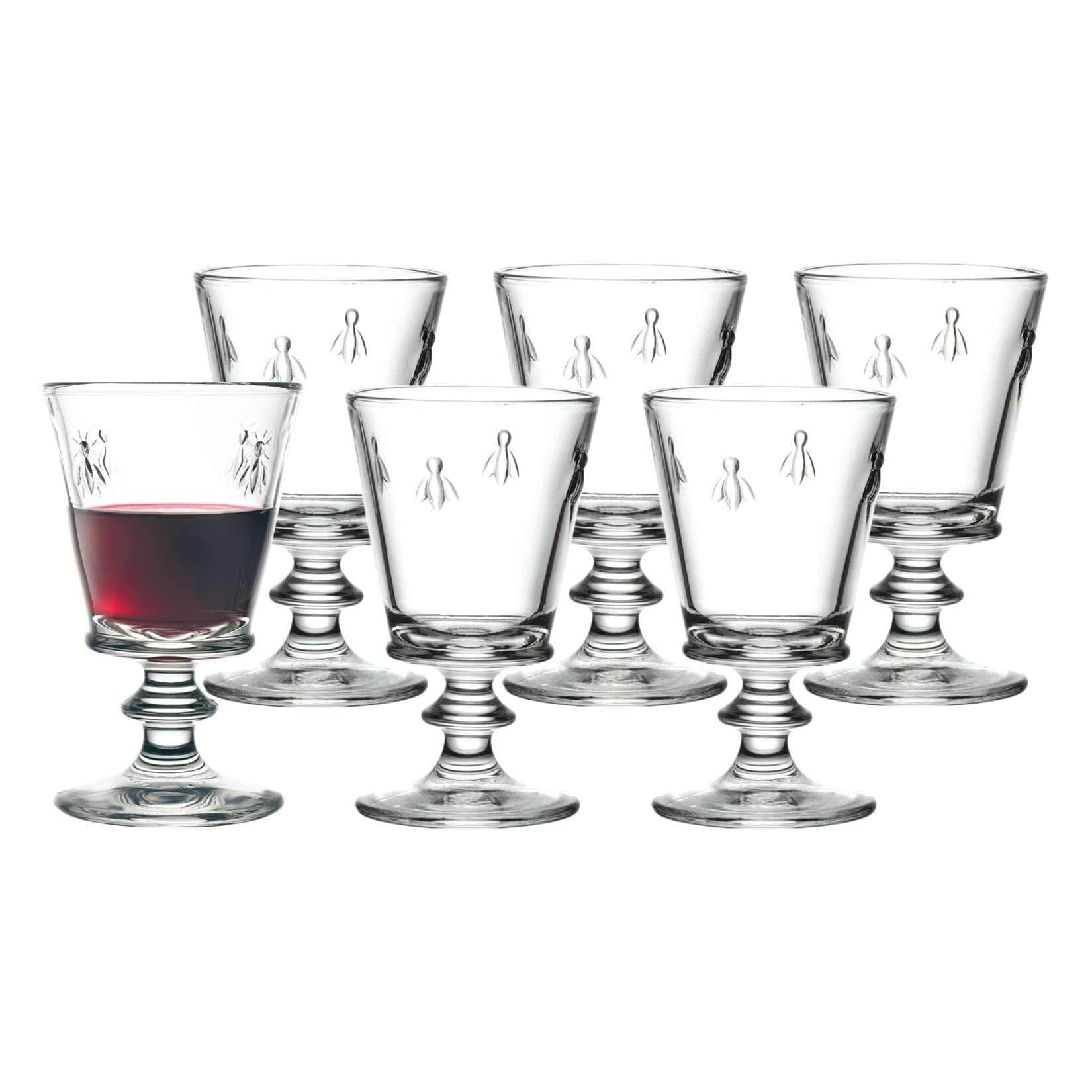 La Rochère Rotweinglas Biene 350 ml 6er Set Transparent