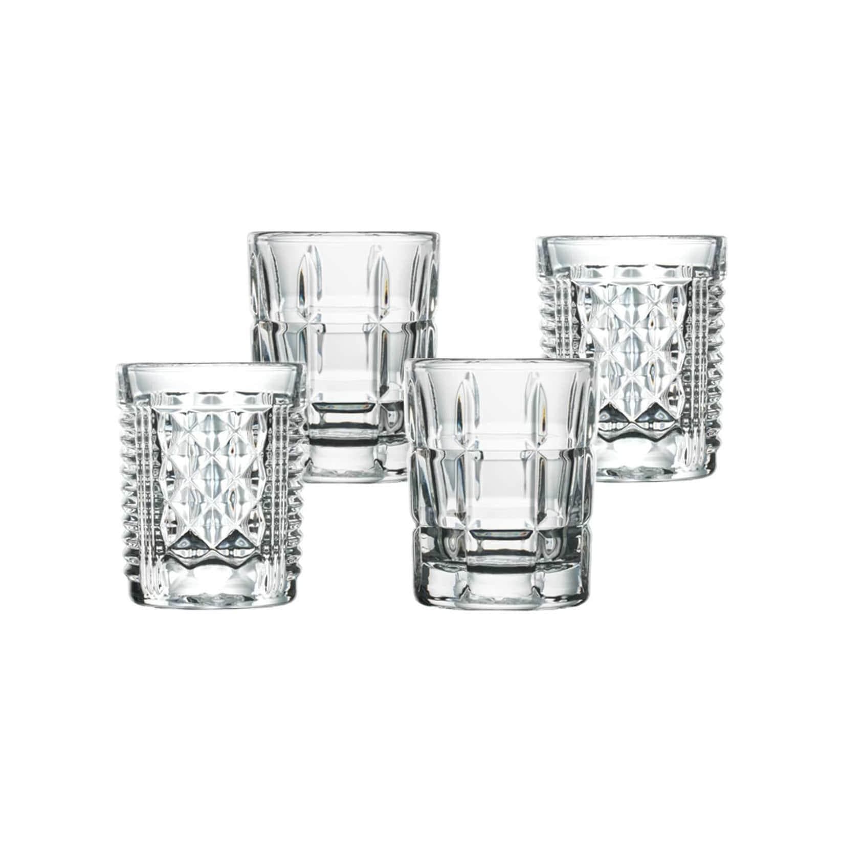 LA ROCHÈRE Schnapsgläser Shooters 4er Set 60 ml Transparent