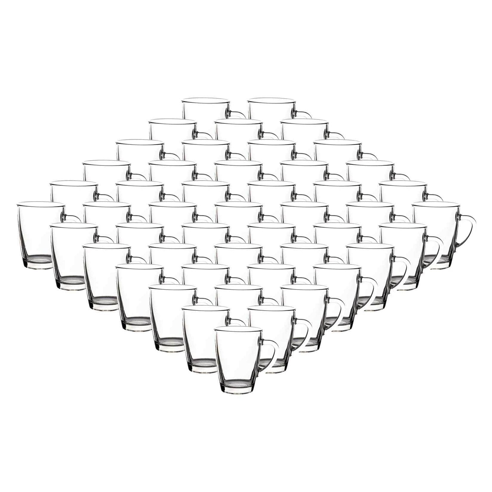 Van Well Nordic Kaffeebecher 300 ml 48er Set transparent Glas