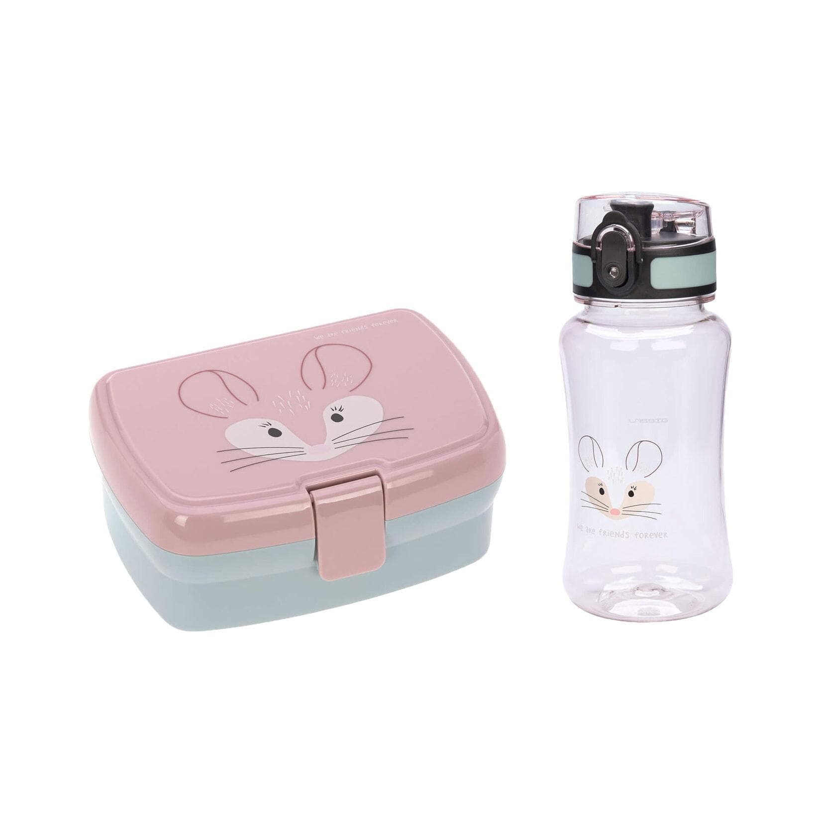 About Friends Brotdose & Trinkflasche Set Lässig