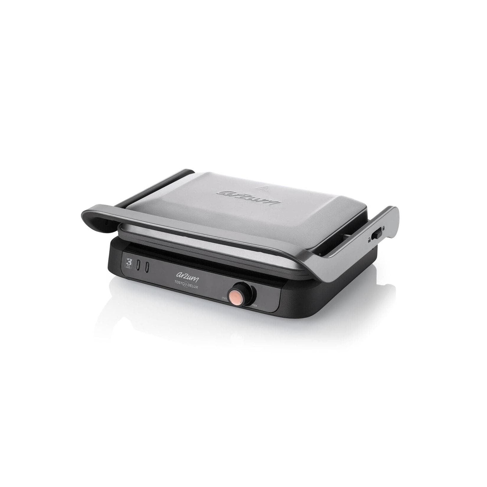 Arzum Tostçu Delux 1800W Sandwichmaker Antihaft-Gusseisenplatte