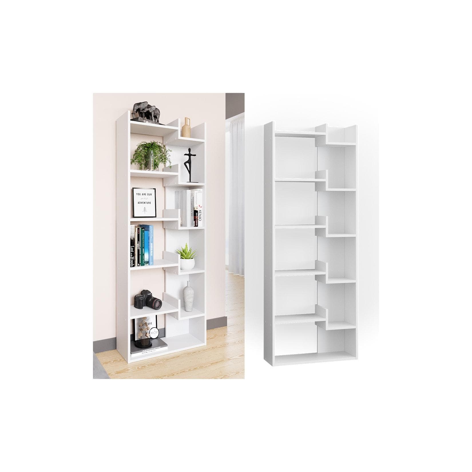 Weißer Raumteiler – Moderne Trennwand für mehr Privatsphäre