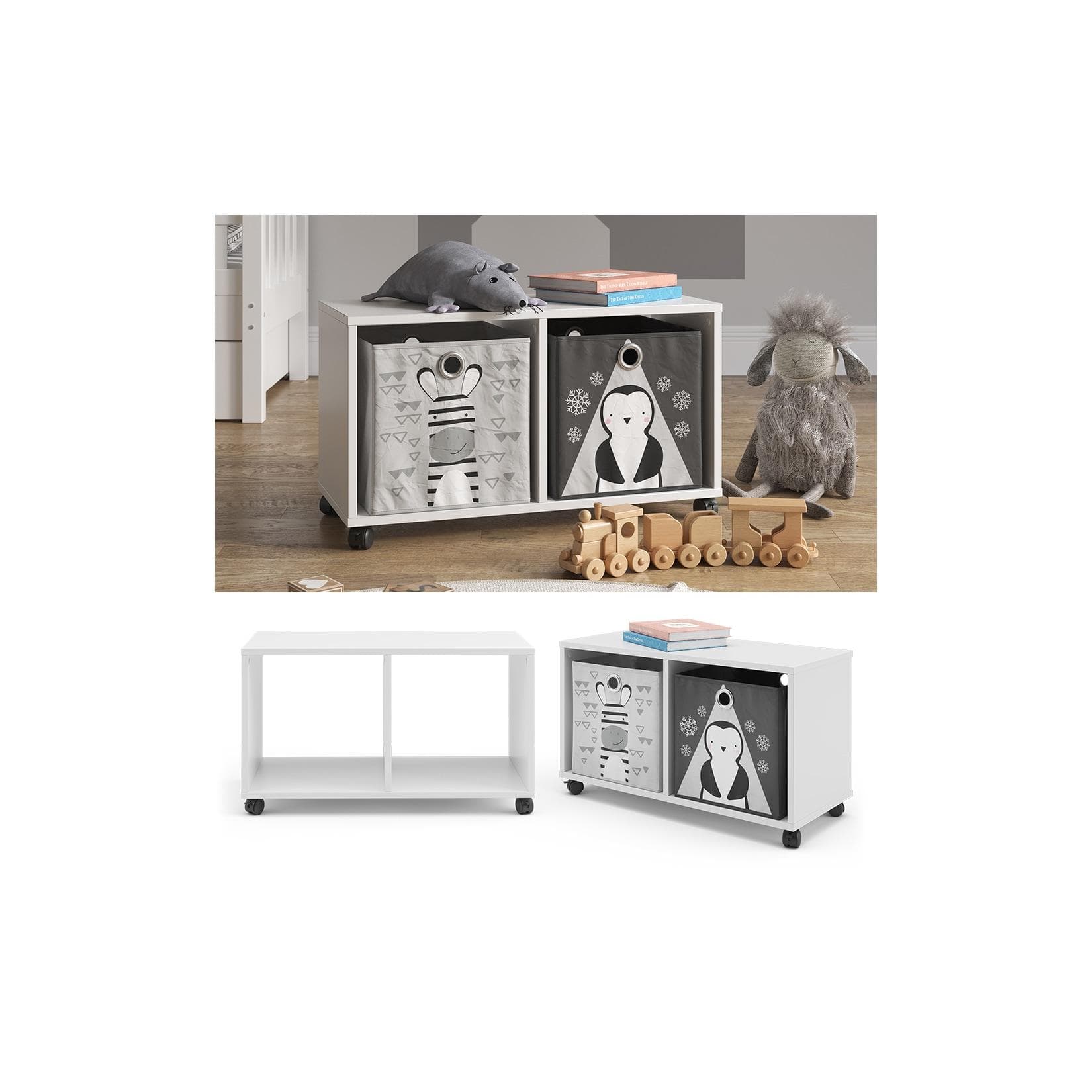 Weißes Wandregal - Modernes Design für Bücher und Deko