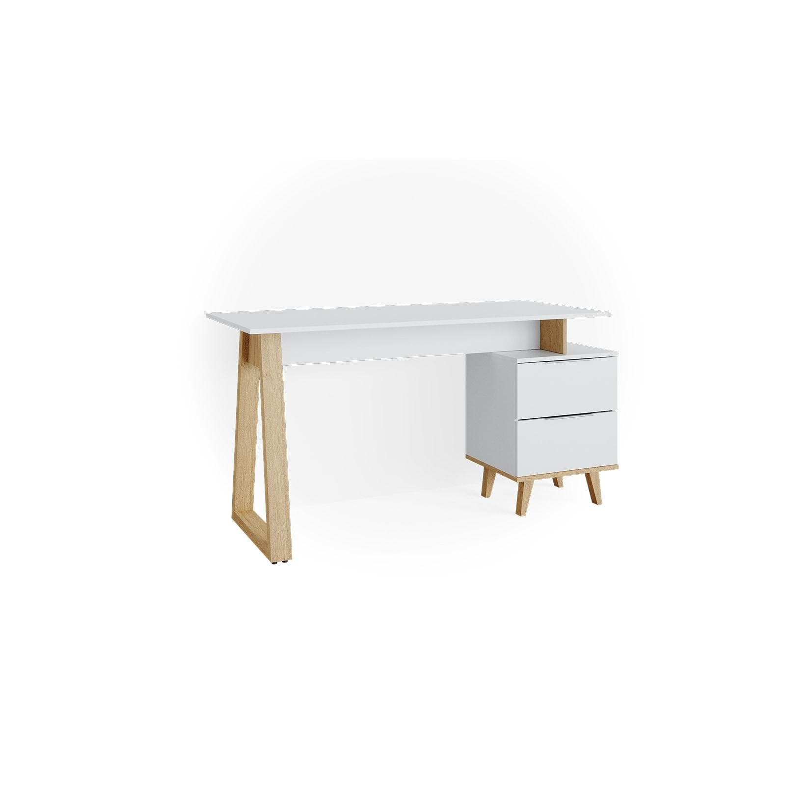 Weißer Schreibtisch mit Schubladen - Nautica Design