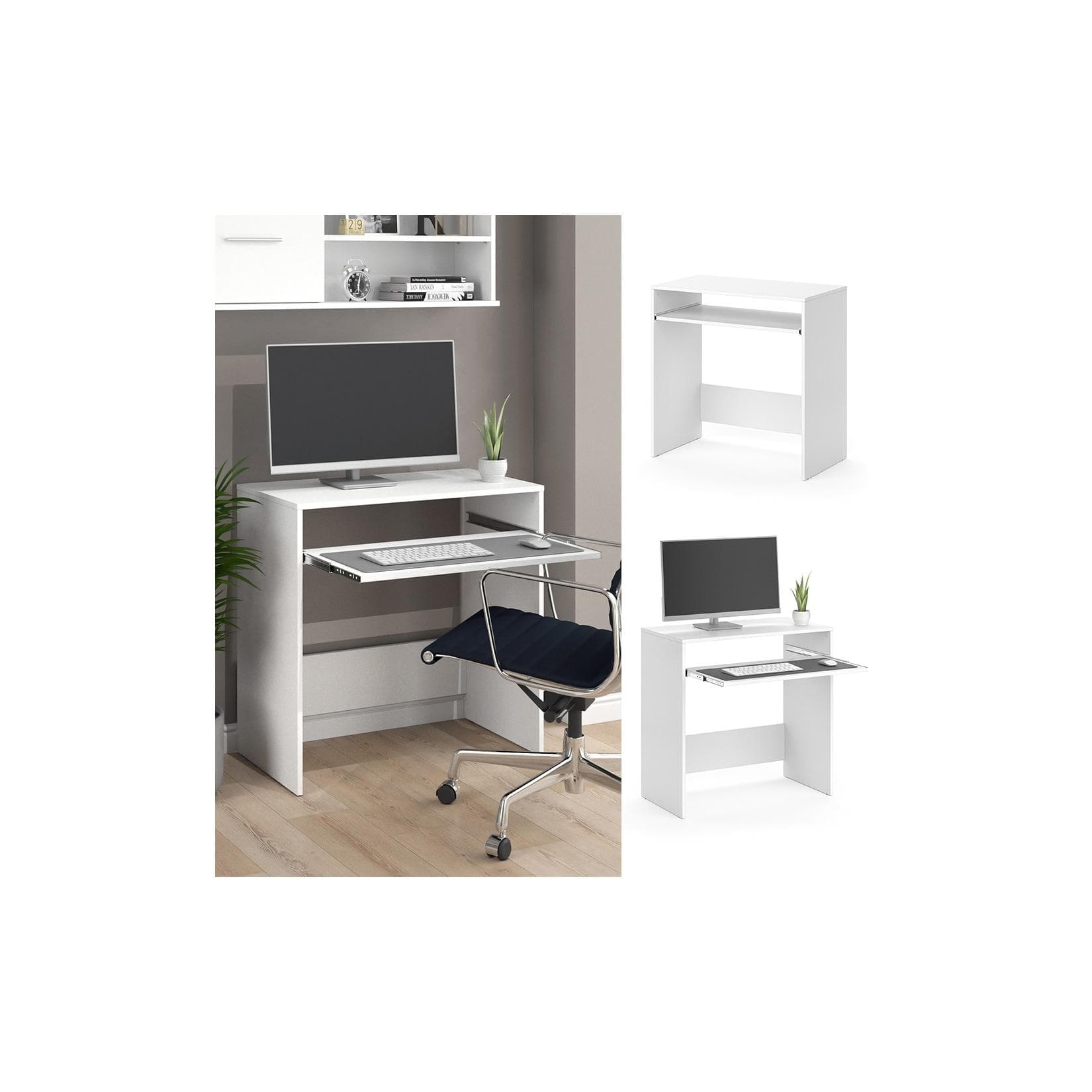 Vicco Schreibtisch Nils Weiß Minimalistisch