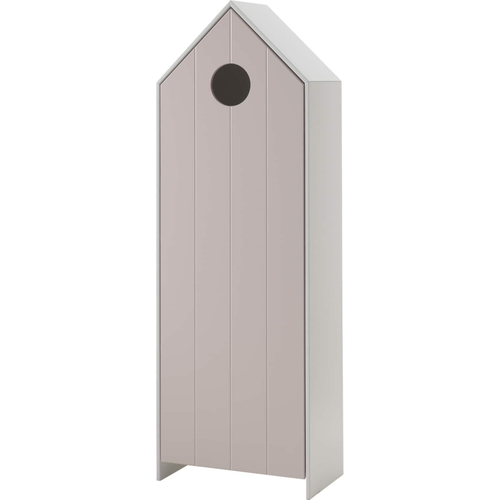VIPACK Kleiderschrank Casami Weiß/Pink mit Soft-Close und viel Stauraum