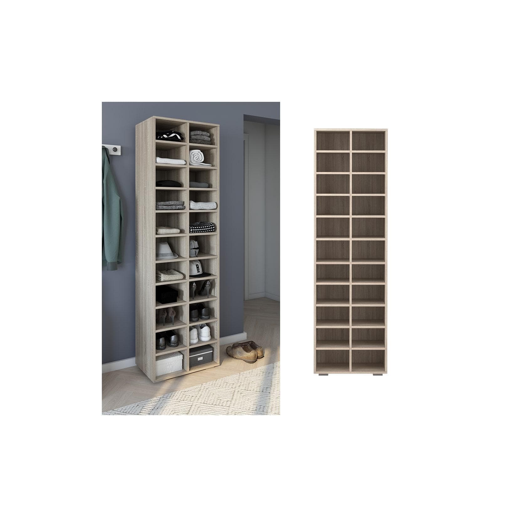 Schuhregal mit 22 Fächern - Praktische Aufbewahrungslösung