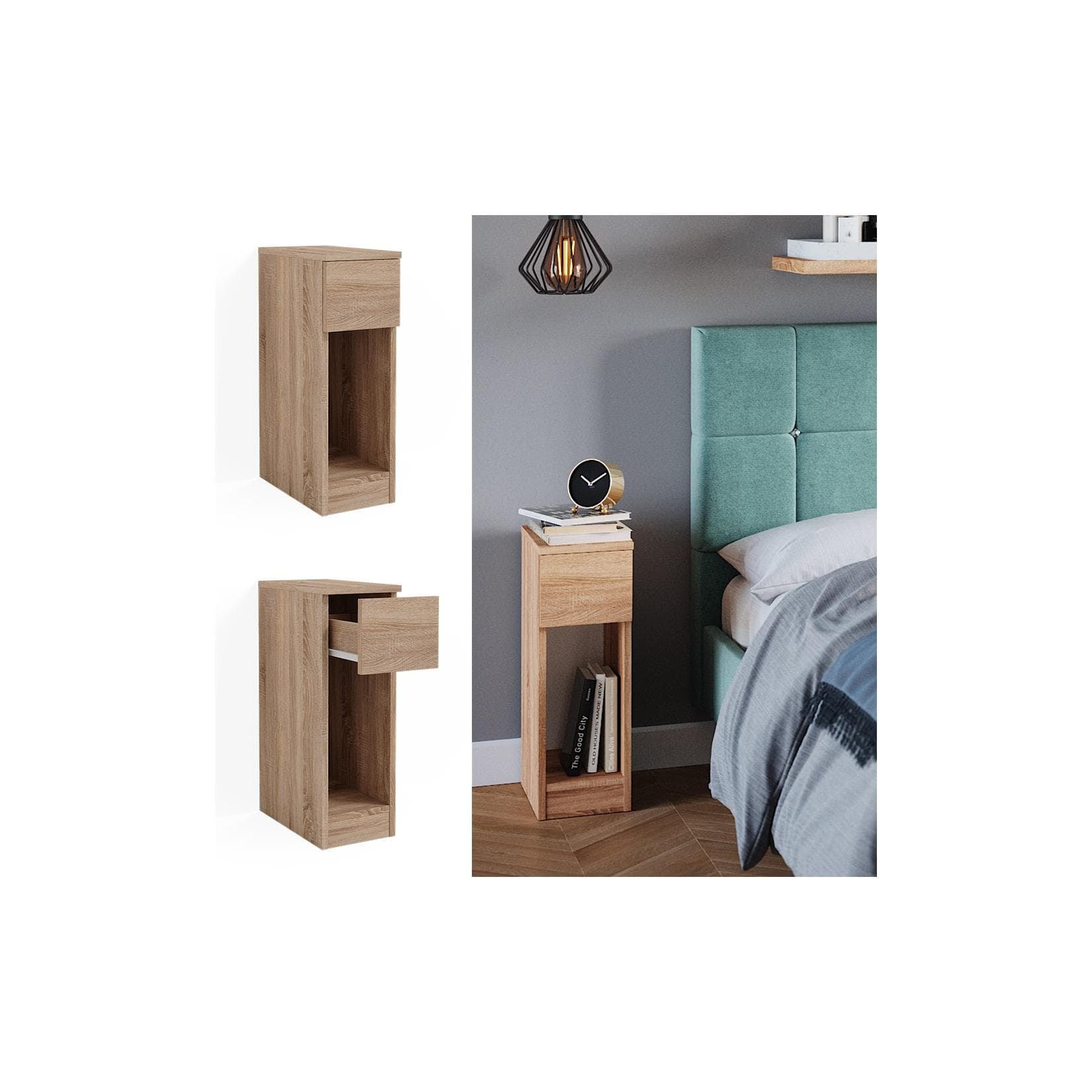 Sonoma Nachtschrank mit elegantem Design
